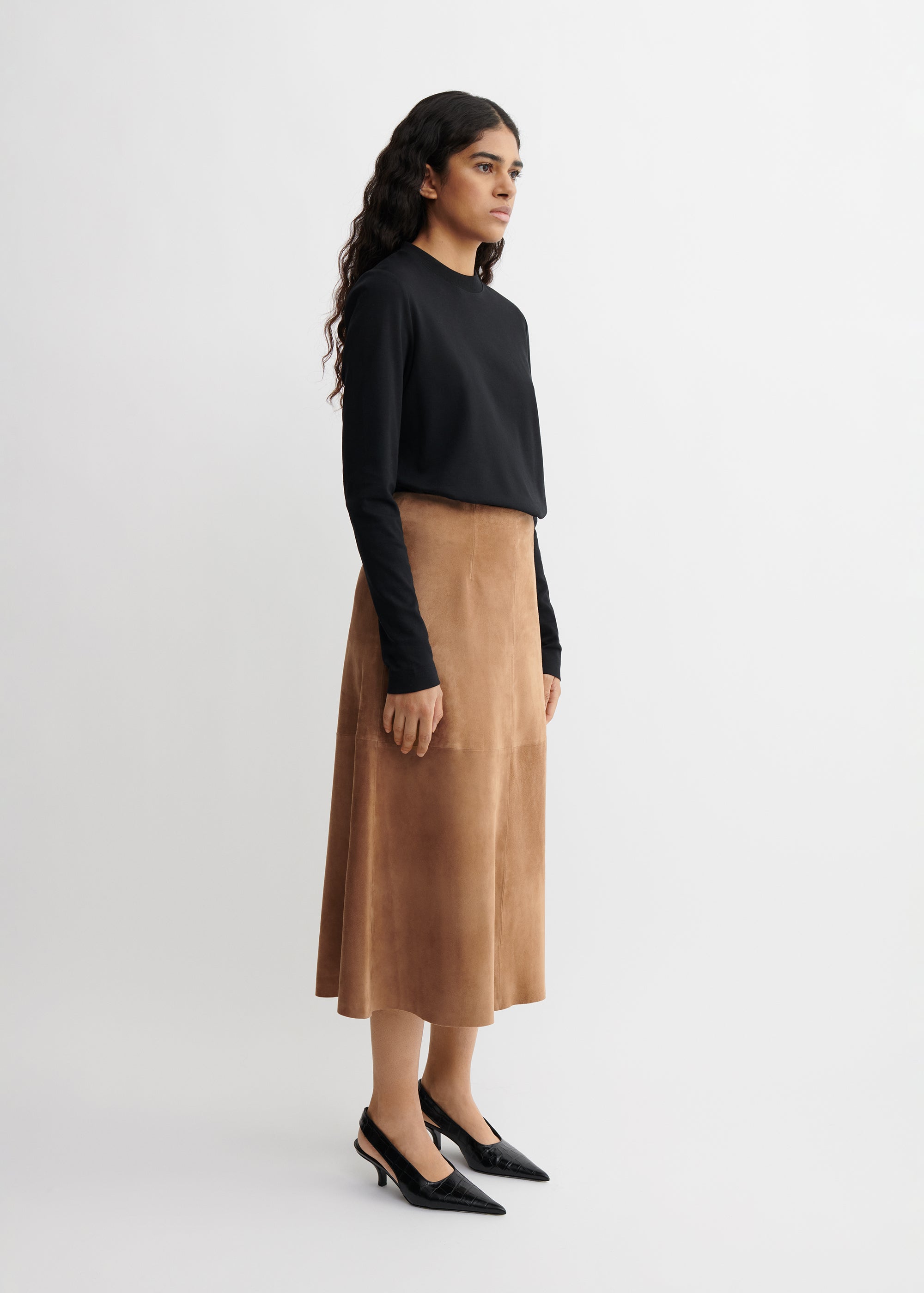 PHILIPA | Suede Skirt