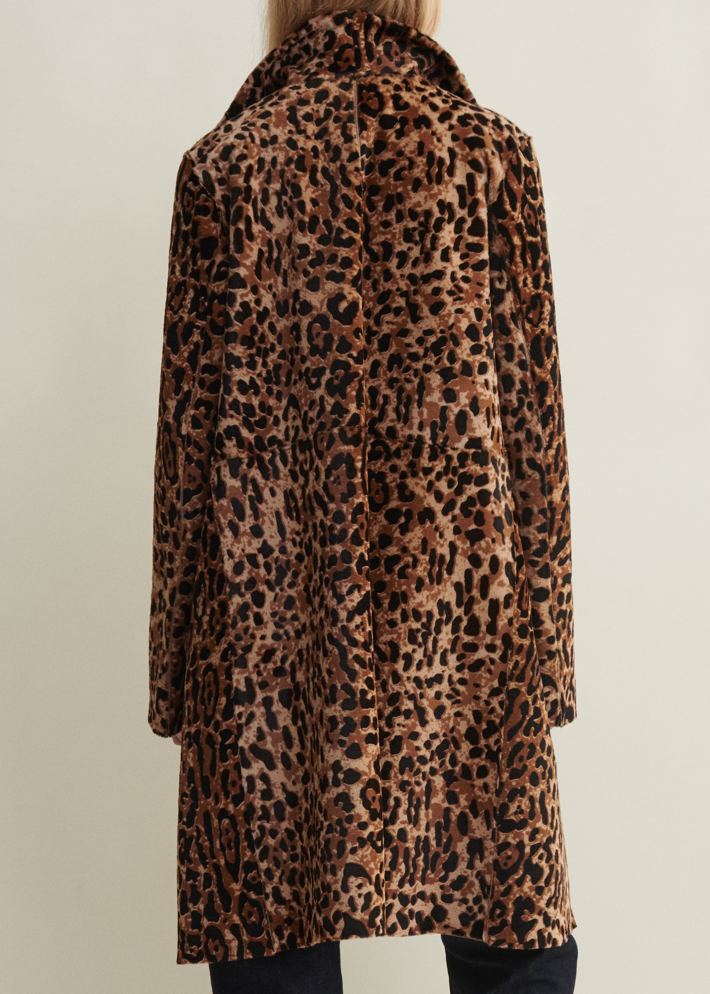 MIETTA | Langer Leopardenmantel
