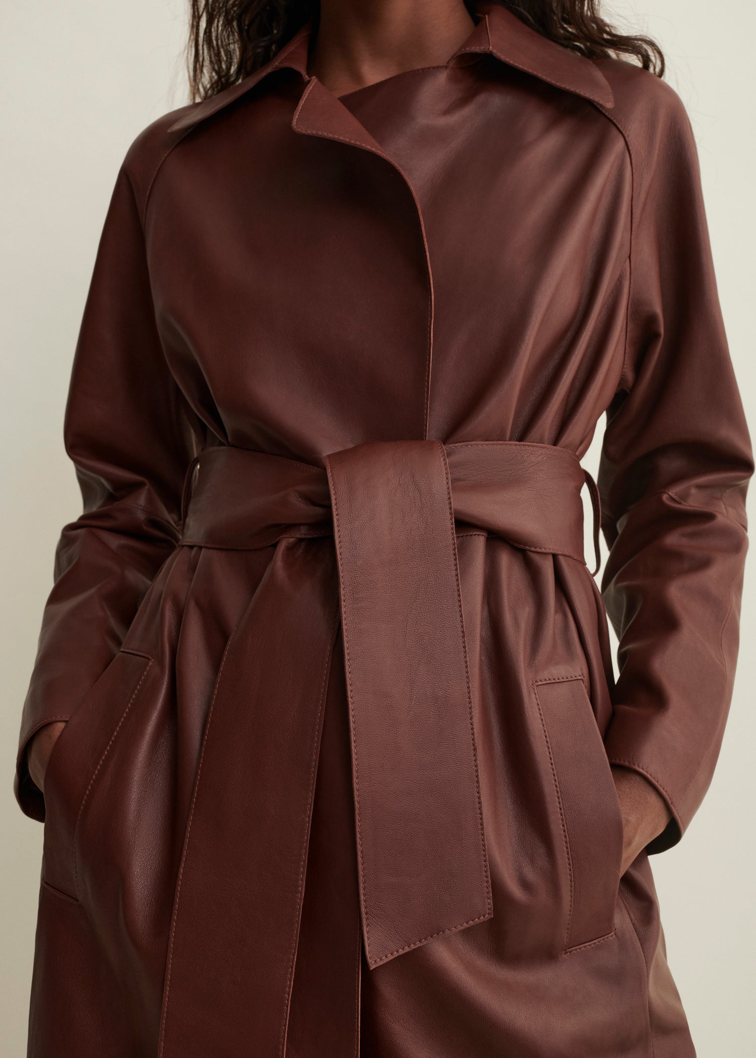YAVA | Leather Coat