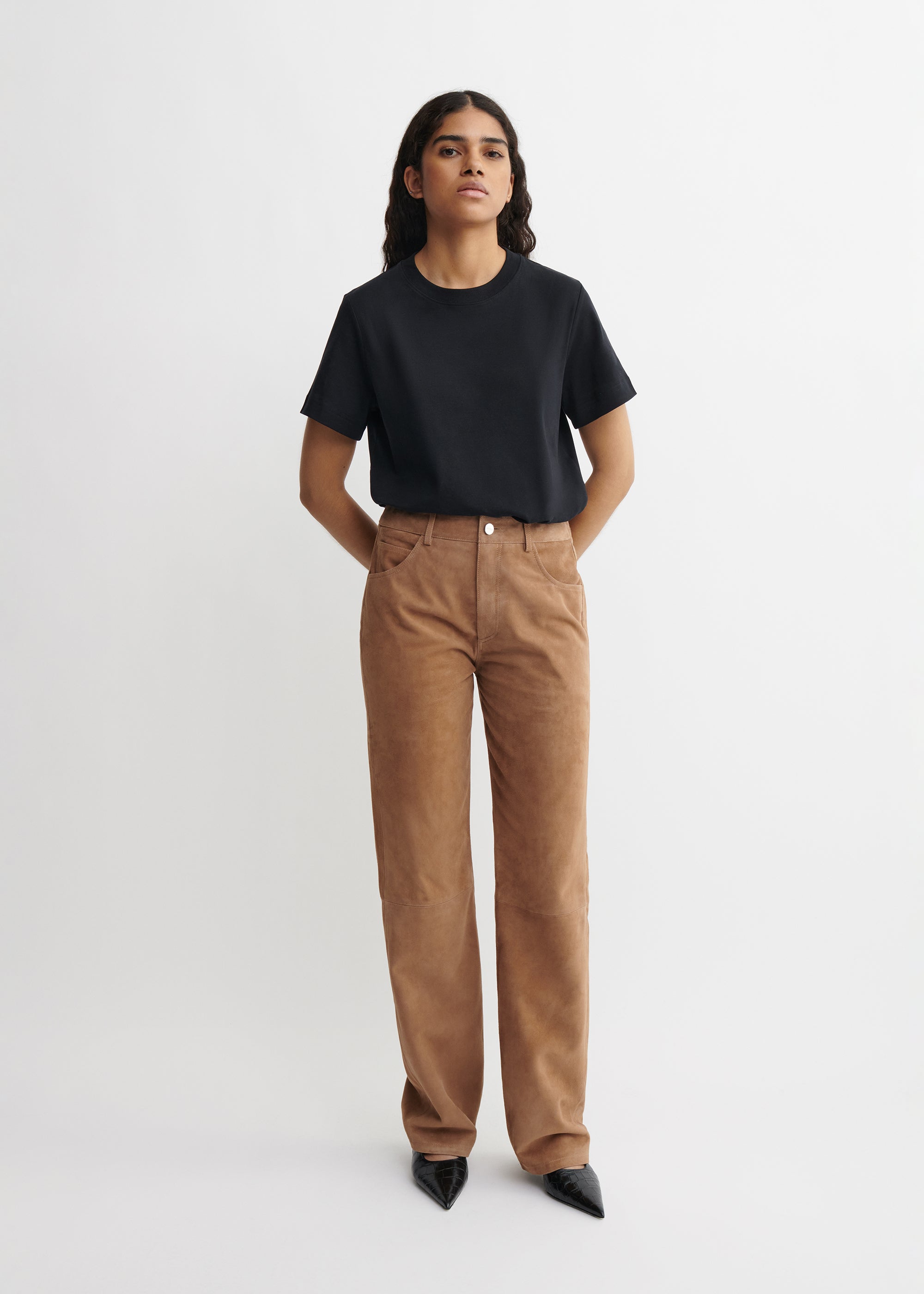 MICHELA | Suede Trousers