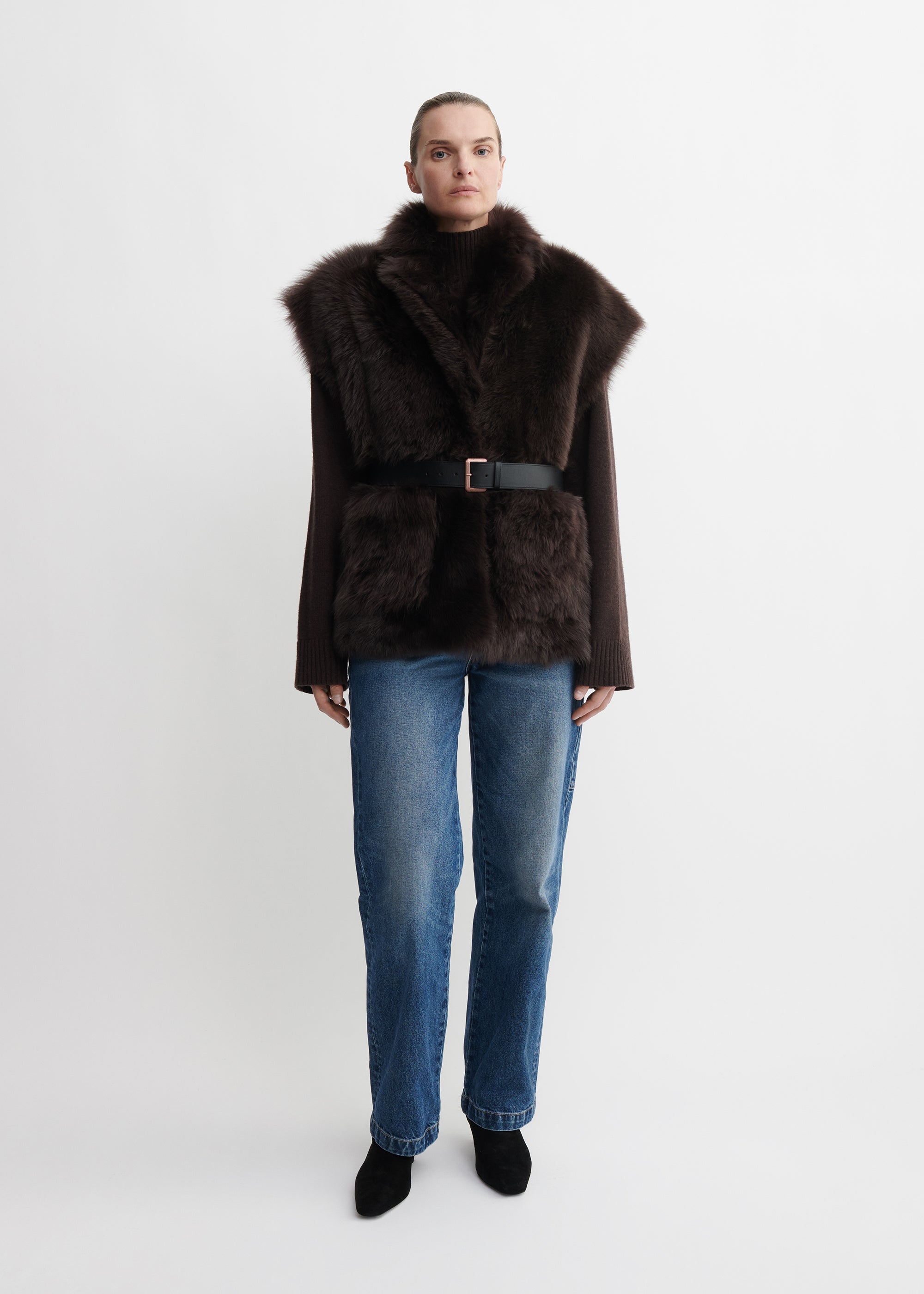 MARTA | Reversible Shearling Gilet