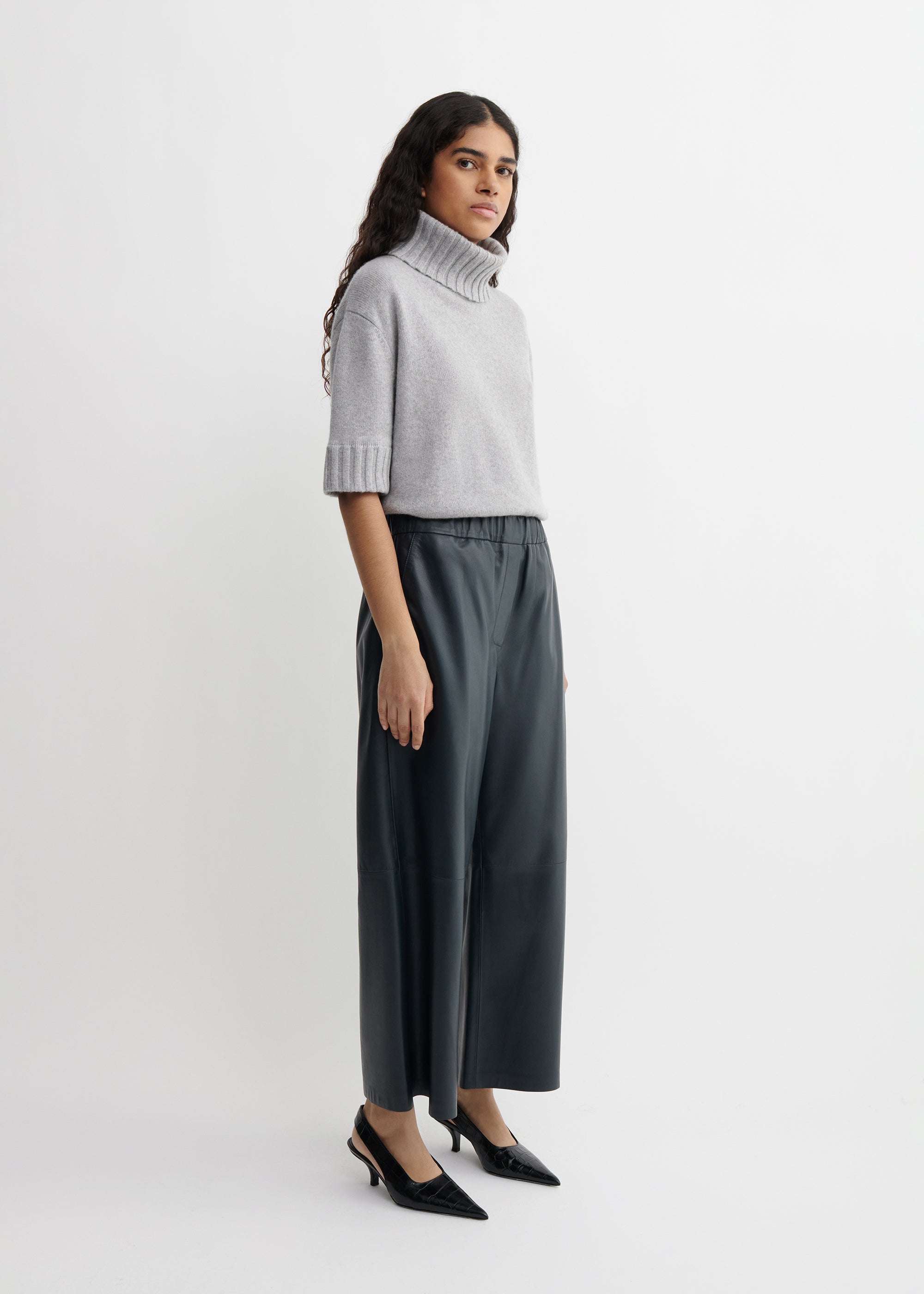 CELIA | Leather Trousers