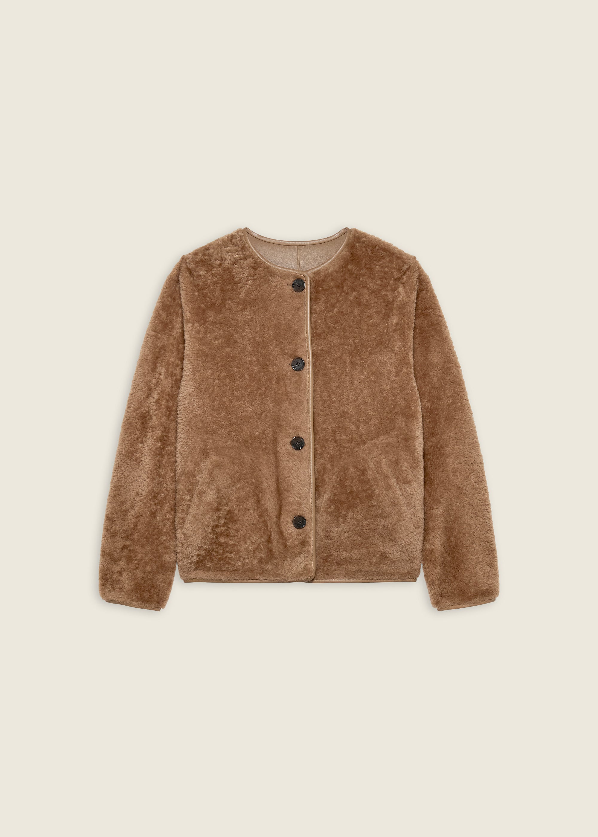 LUCINE | Wendbare Lammfelljacke
