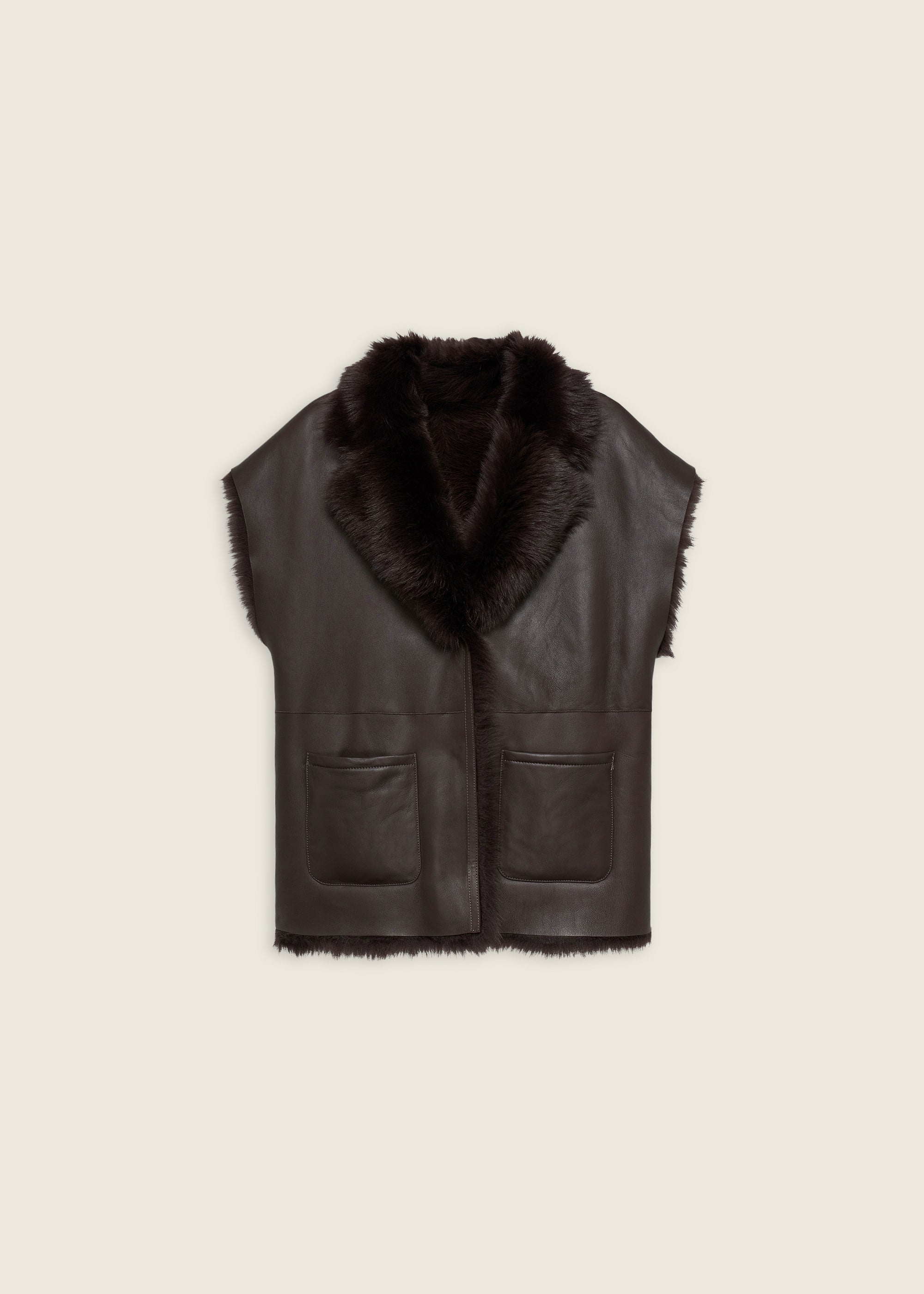 MARTA | Reversible Shearling Gilet