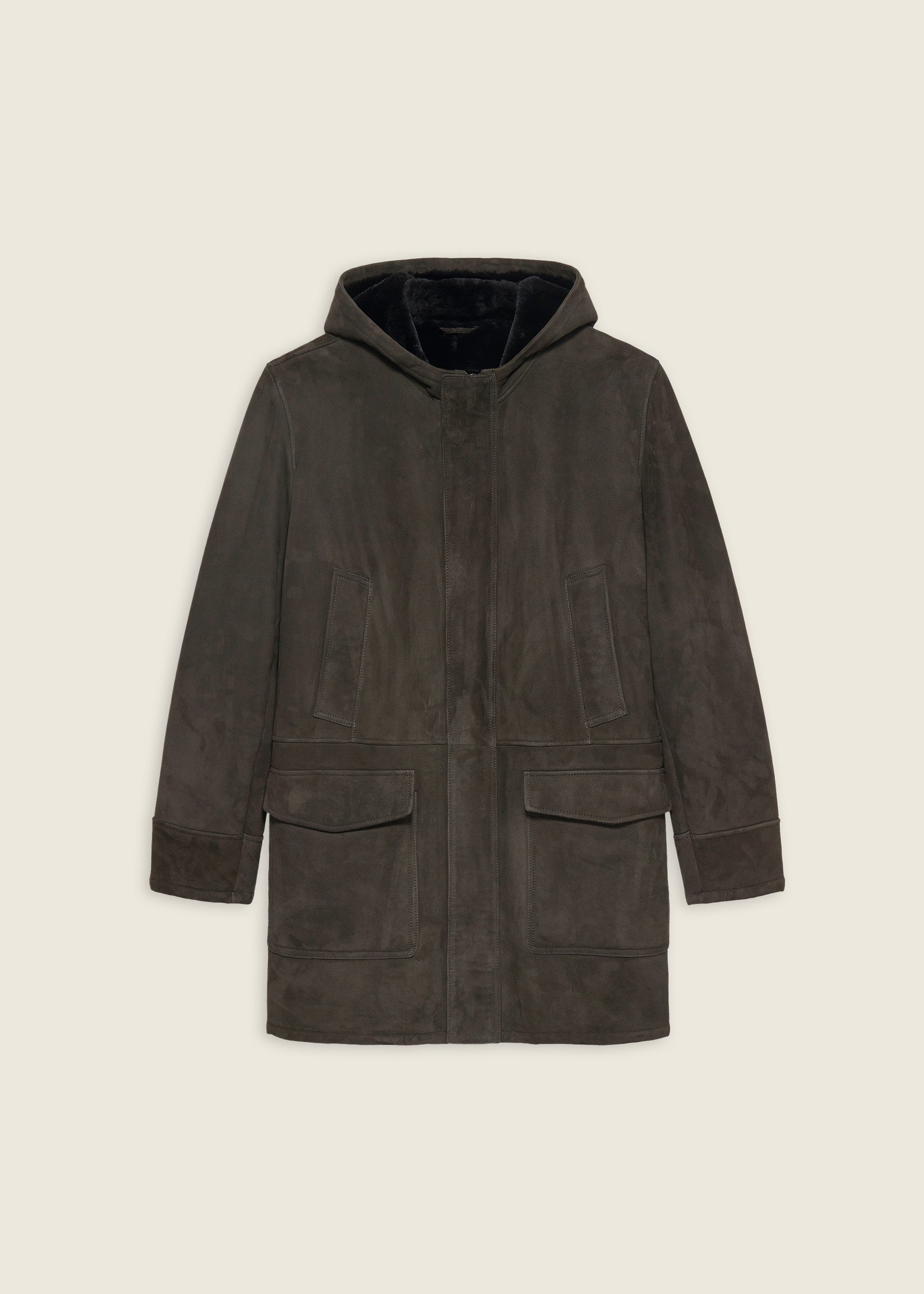 MIAS | Suede Shearling Coat
