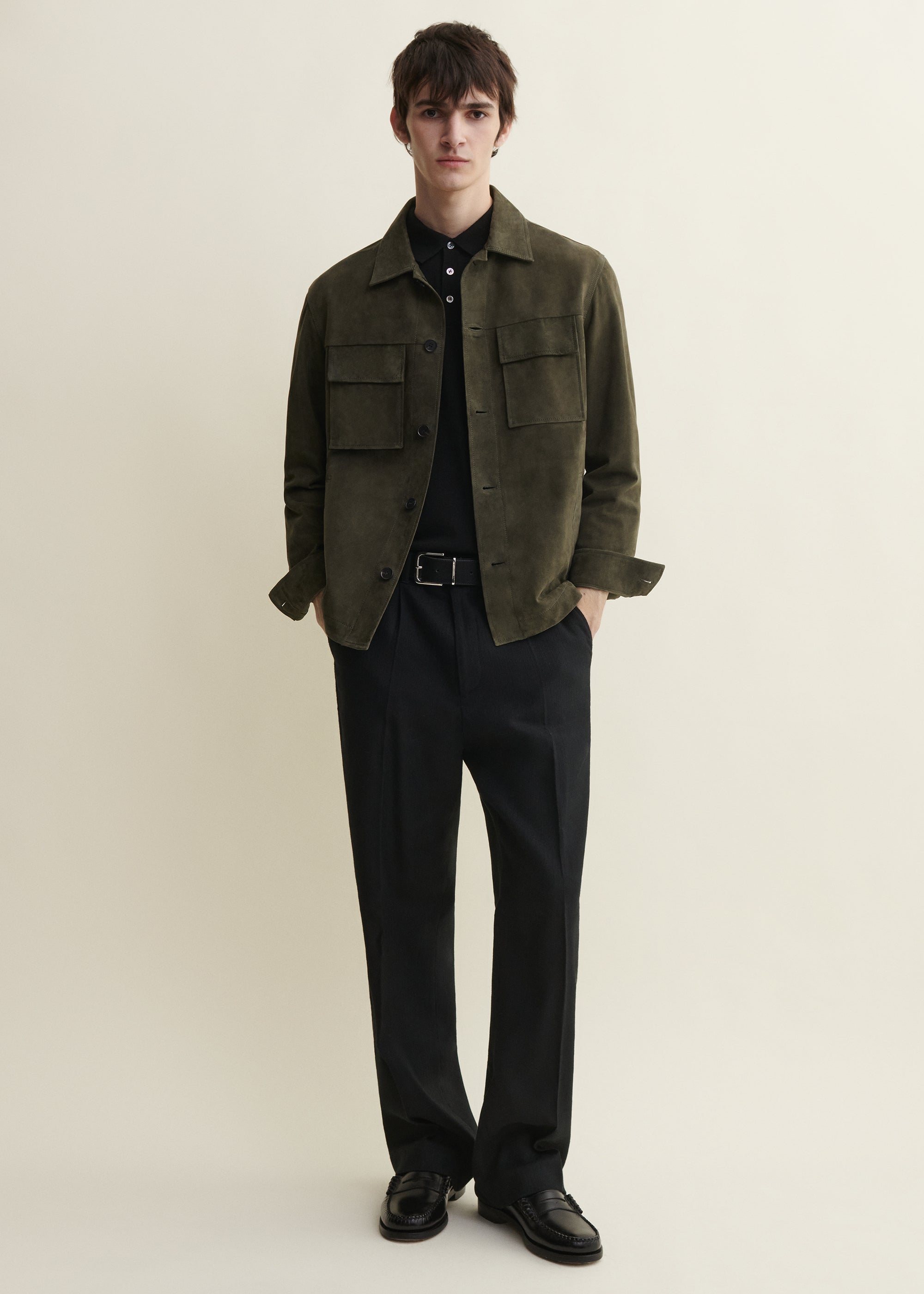 MEX  | Suede Shirt | Dark Green