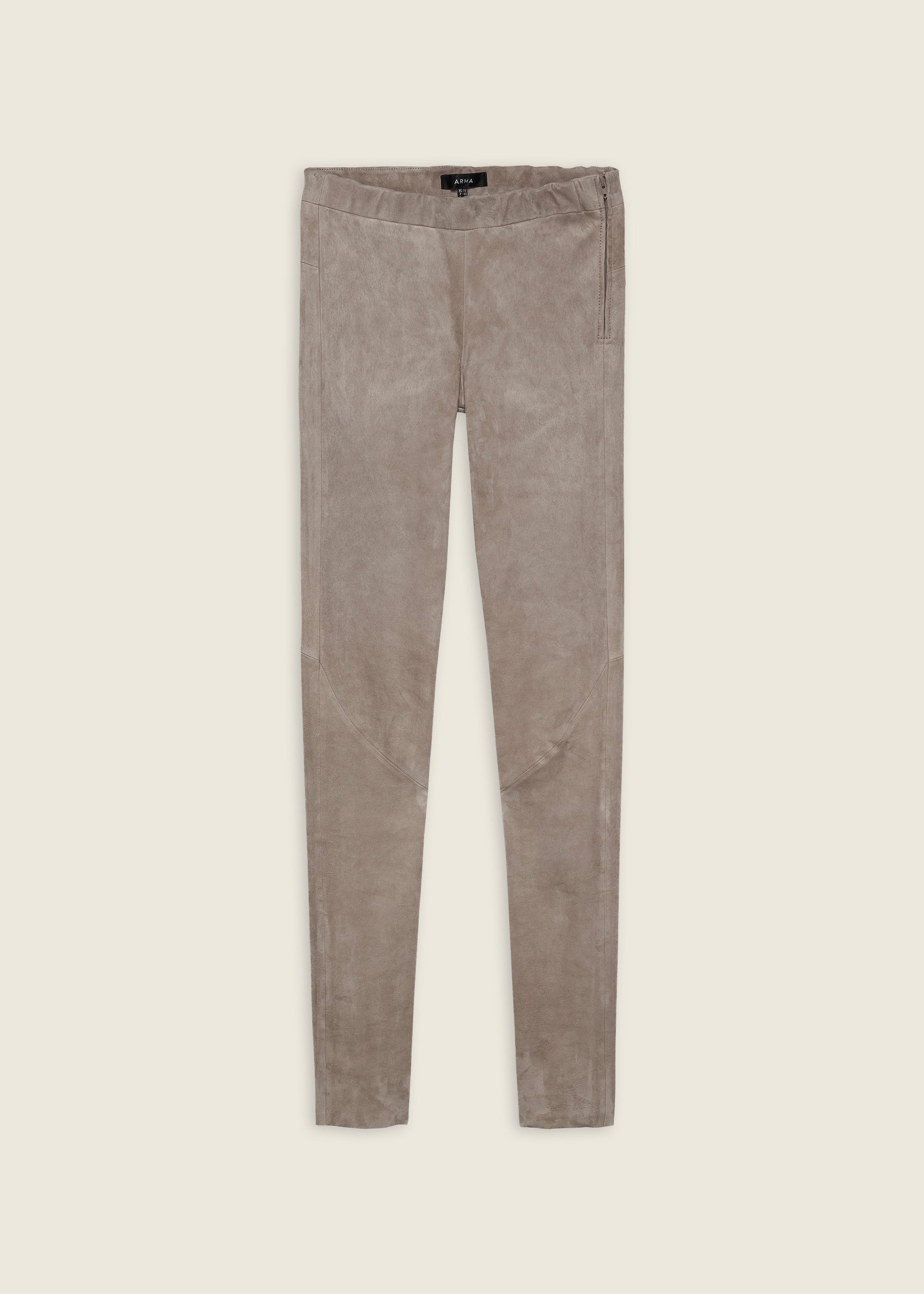 ROCHE | Suede Legging | Grey-Taupe