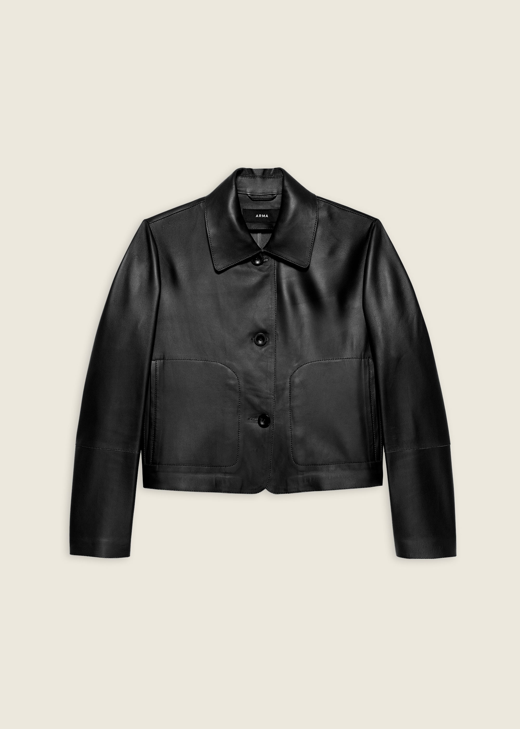 EMY | Lederjacke | BLACK
