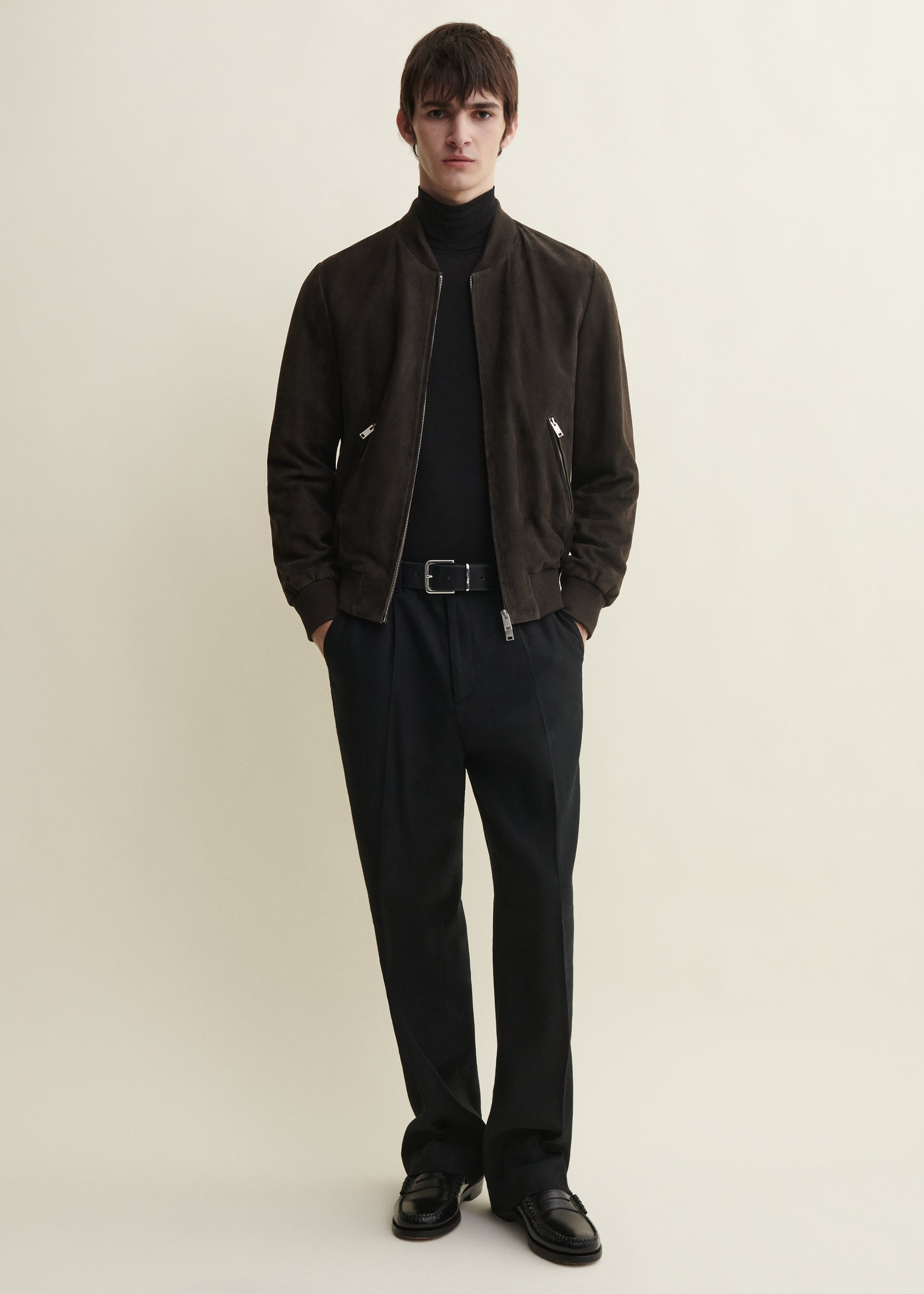 DIDIER | Wildleder Bomberjacke | Iron