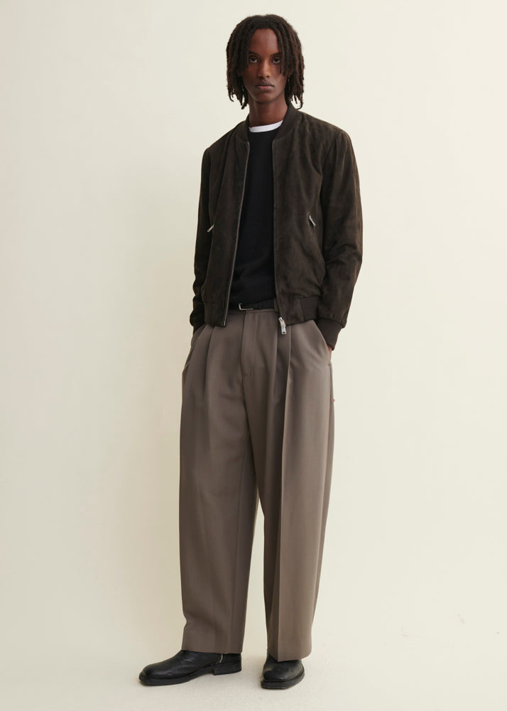 DIDIER | Wildleder Bomberjacke | Iron