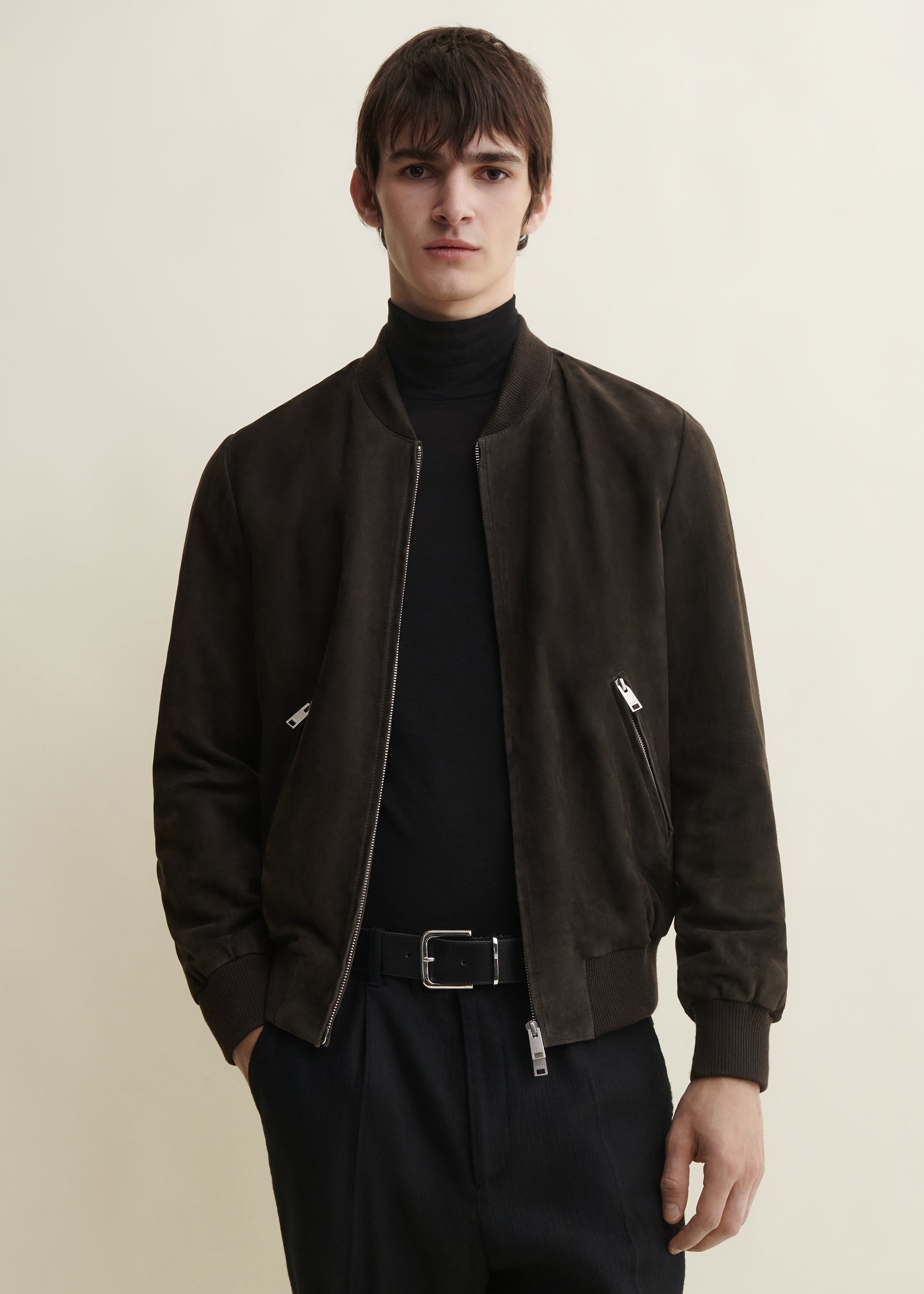 DIDIER | Wildleder Bomberjacke | Iron