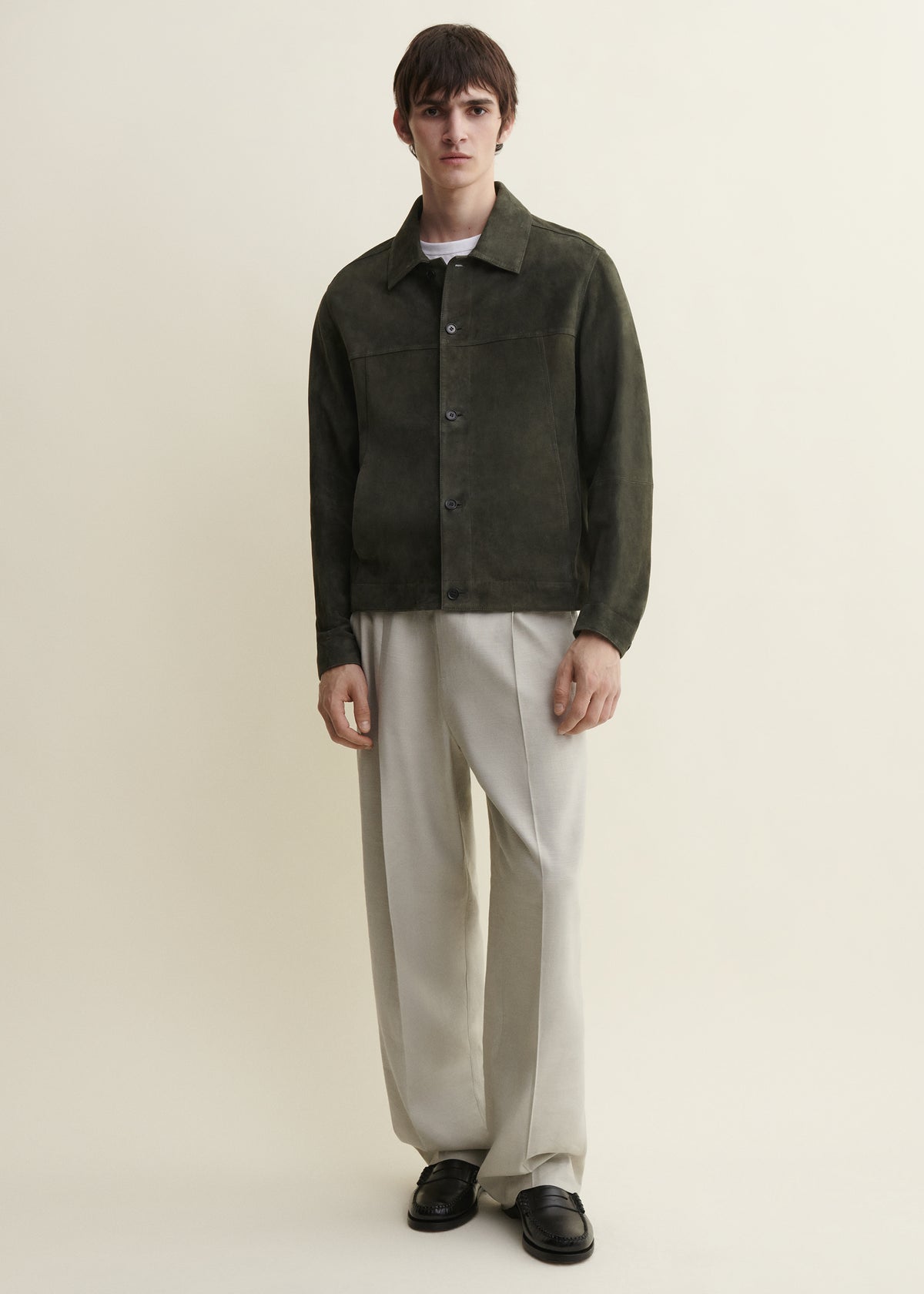 Jaden | Suede Jacket | Dark Green