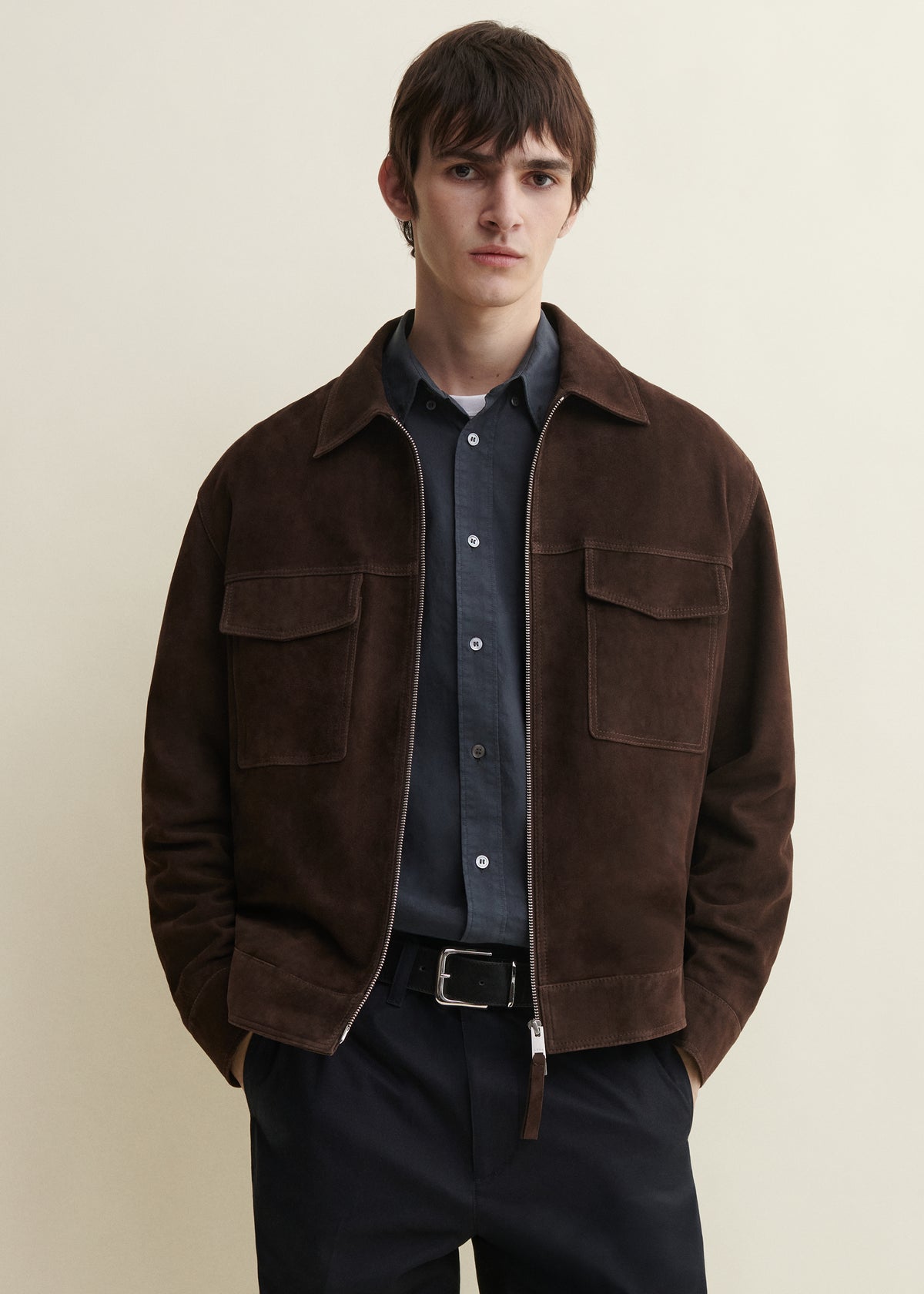 Kale | Suede Jacket | Mud Brown