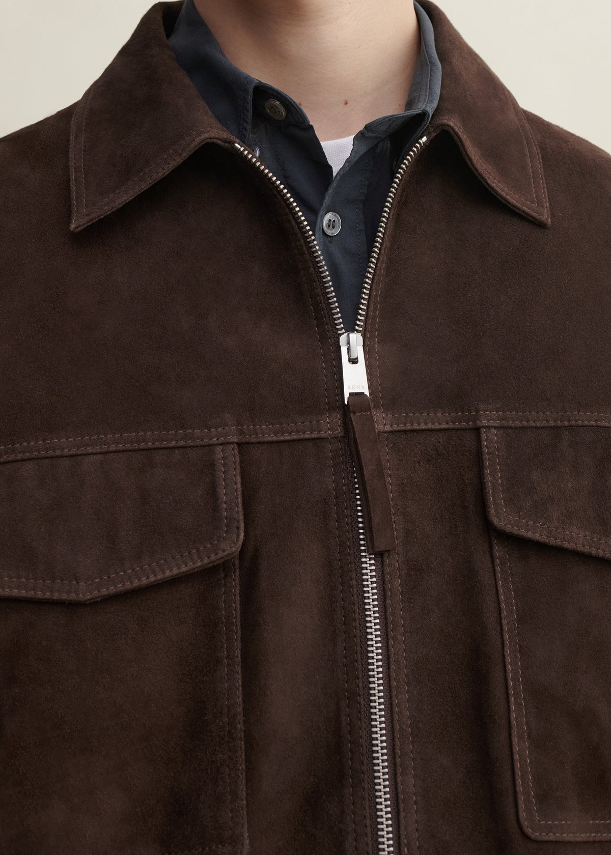 Kale | Wildlederjacke | Mud Brown