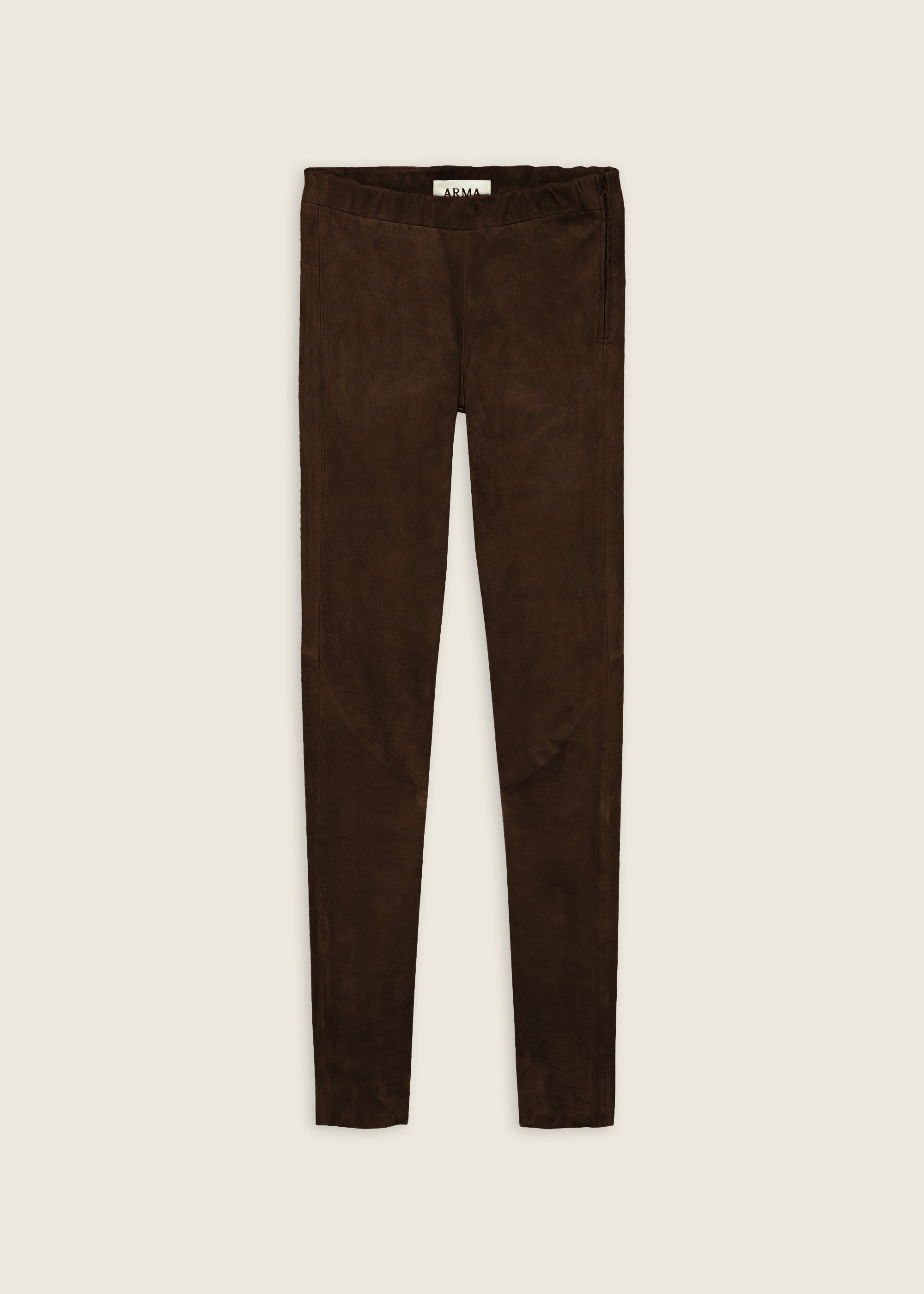 ROCHE | Suede Legging | Mud Brown