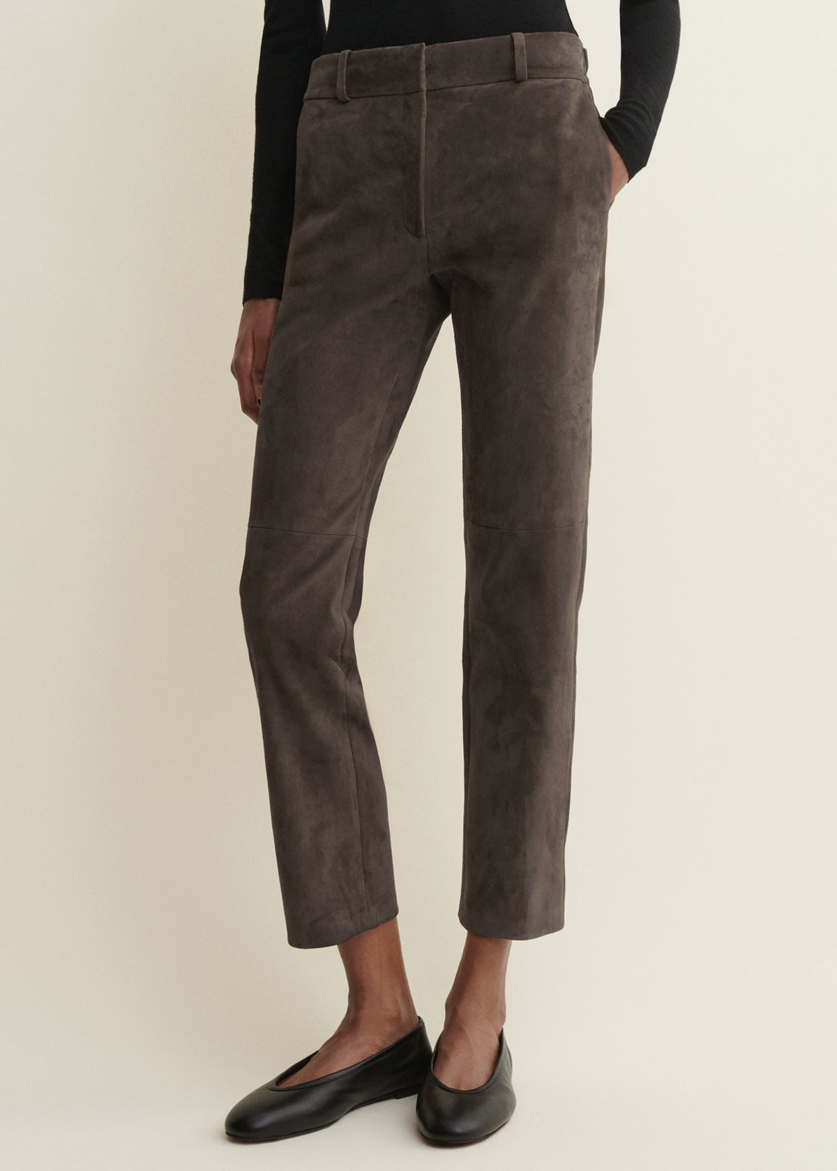 Jen | Wildlederhose mit Slim Fit | Iron