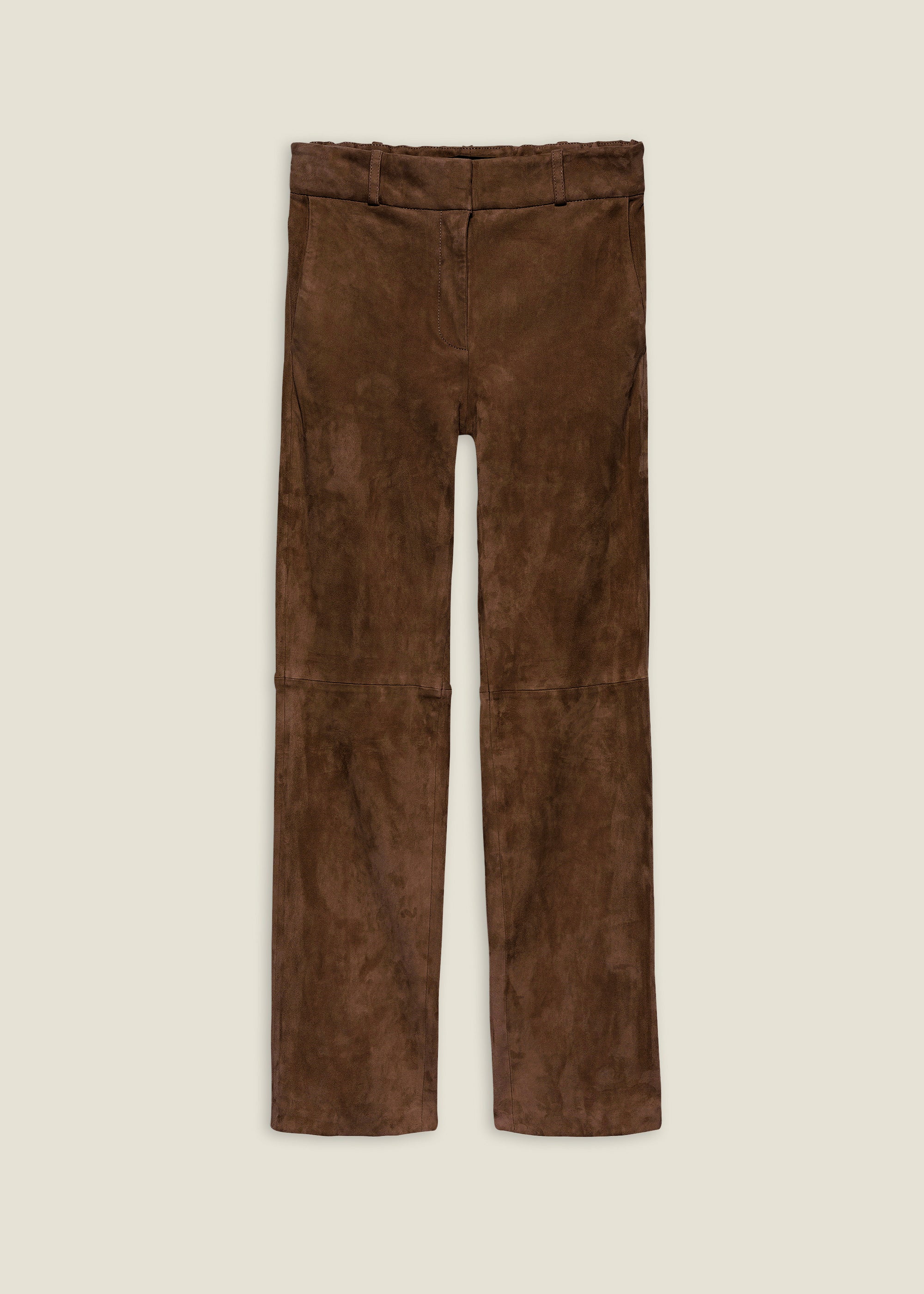 JEN | Wildlederhose mit Slim Fit | Saddle