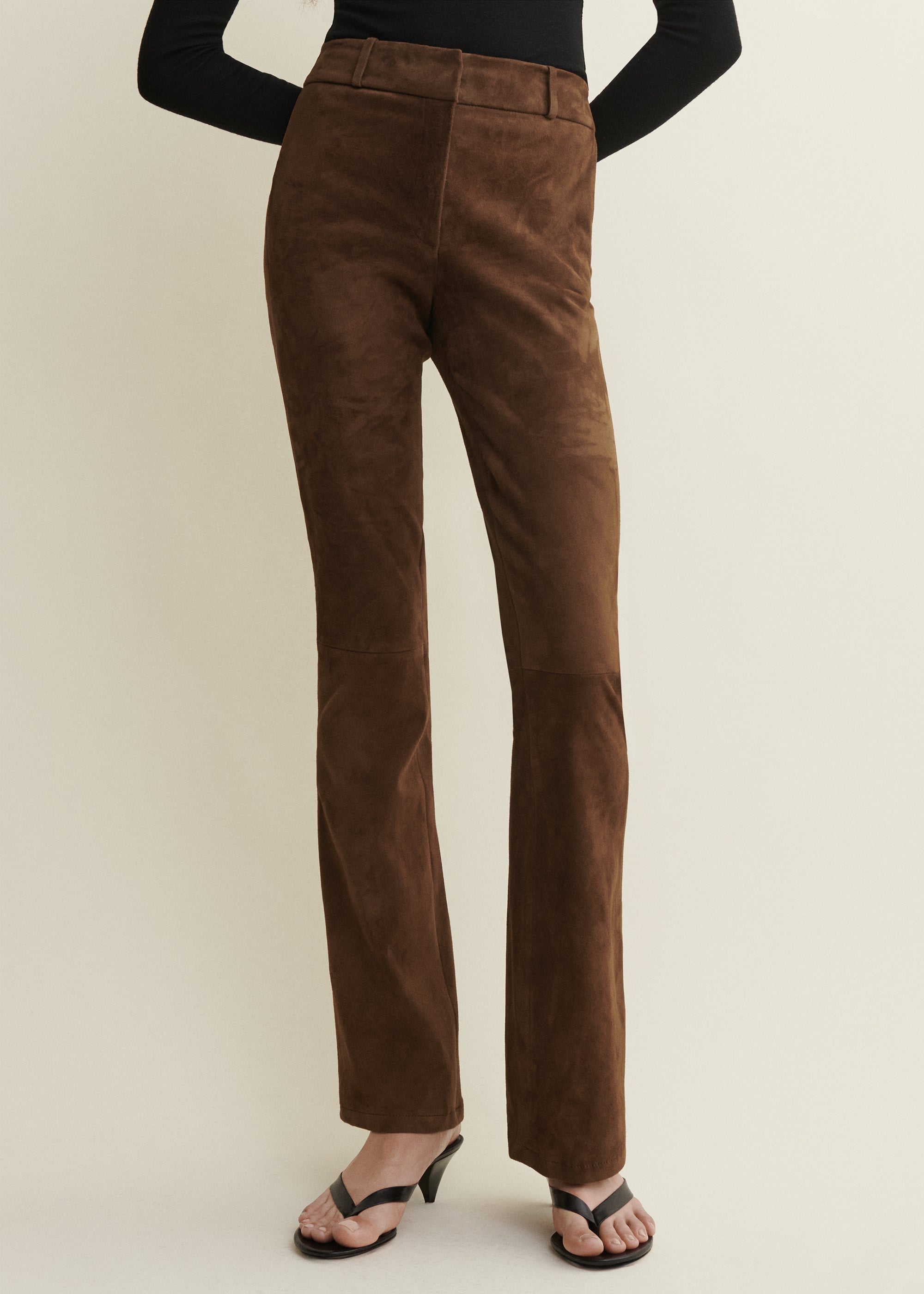 LUCIA | Stretch Wilderlederhose | Saddle