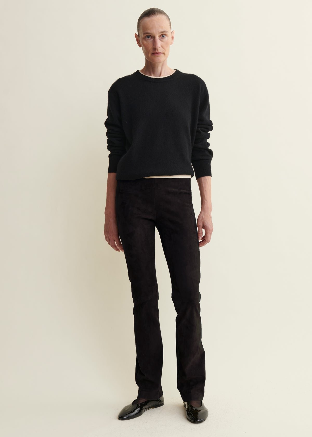 Albie | Suede Trousers | Iron