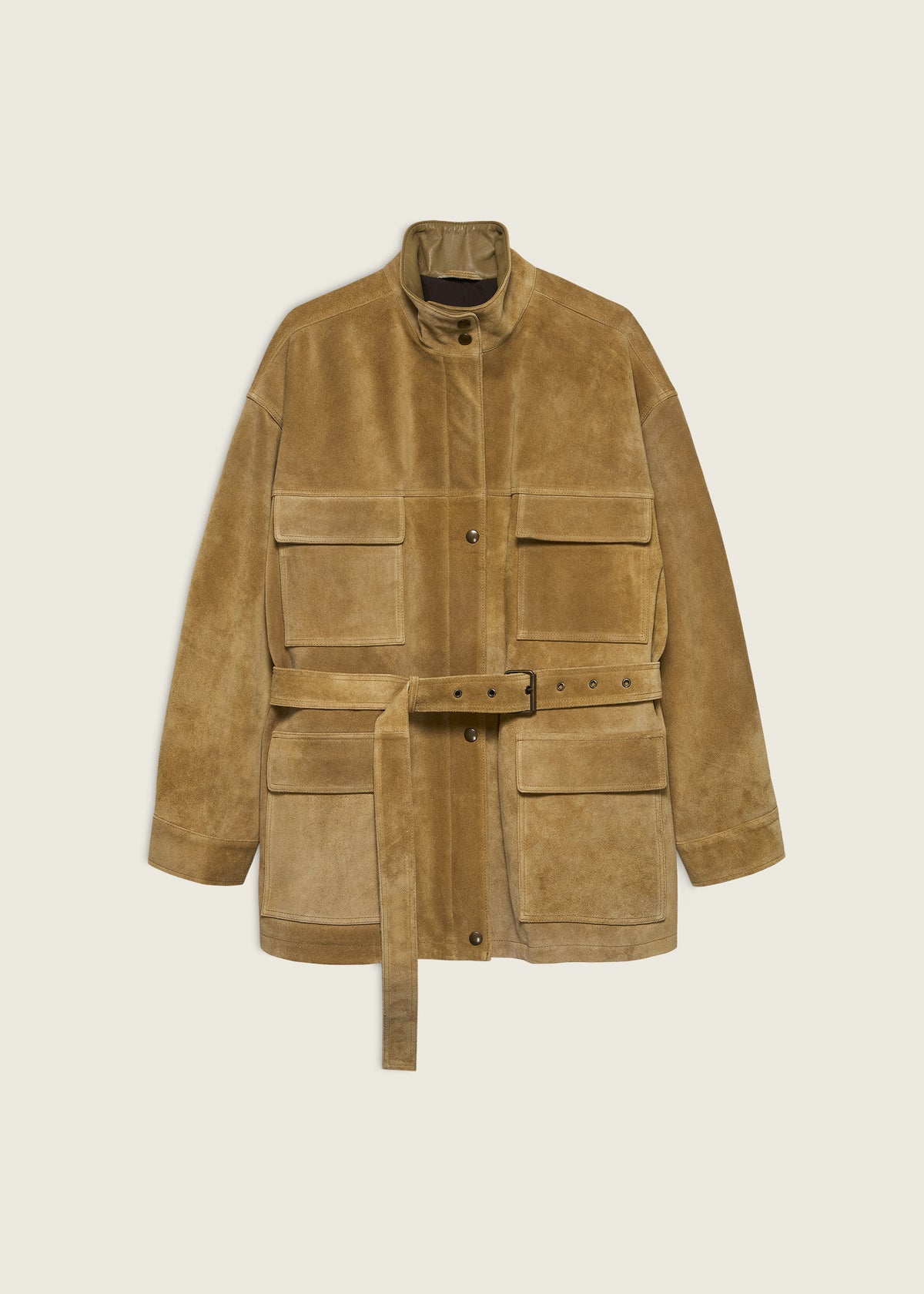 DORAN | Suede jacket | Olive