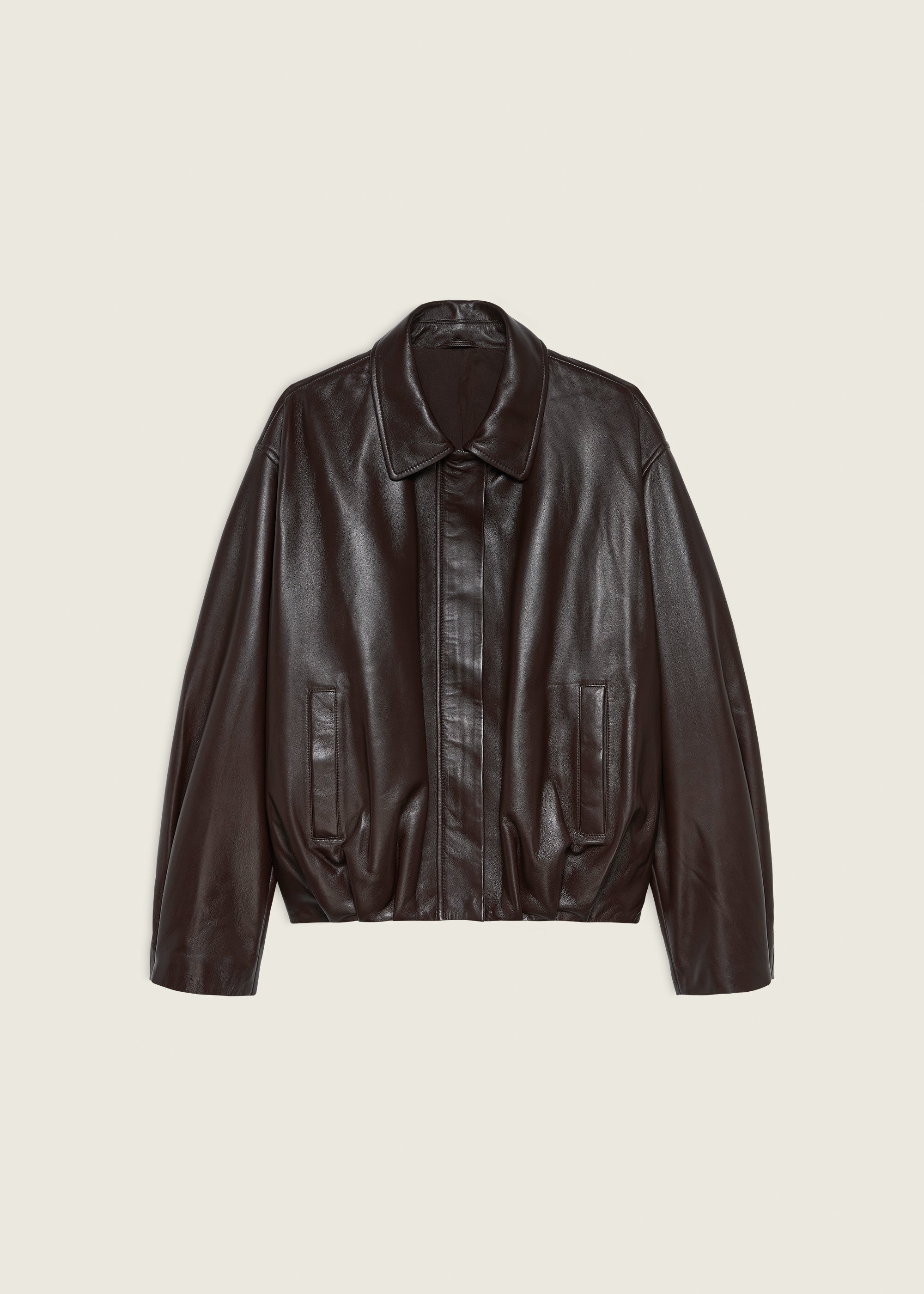 MELIS | Lederjacke im Aviator-Stil | COFFEE BEAN