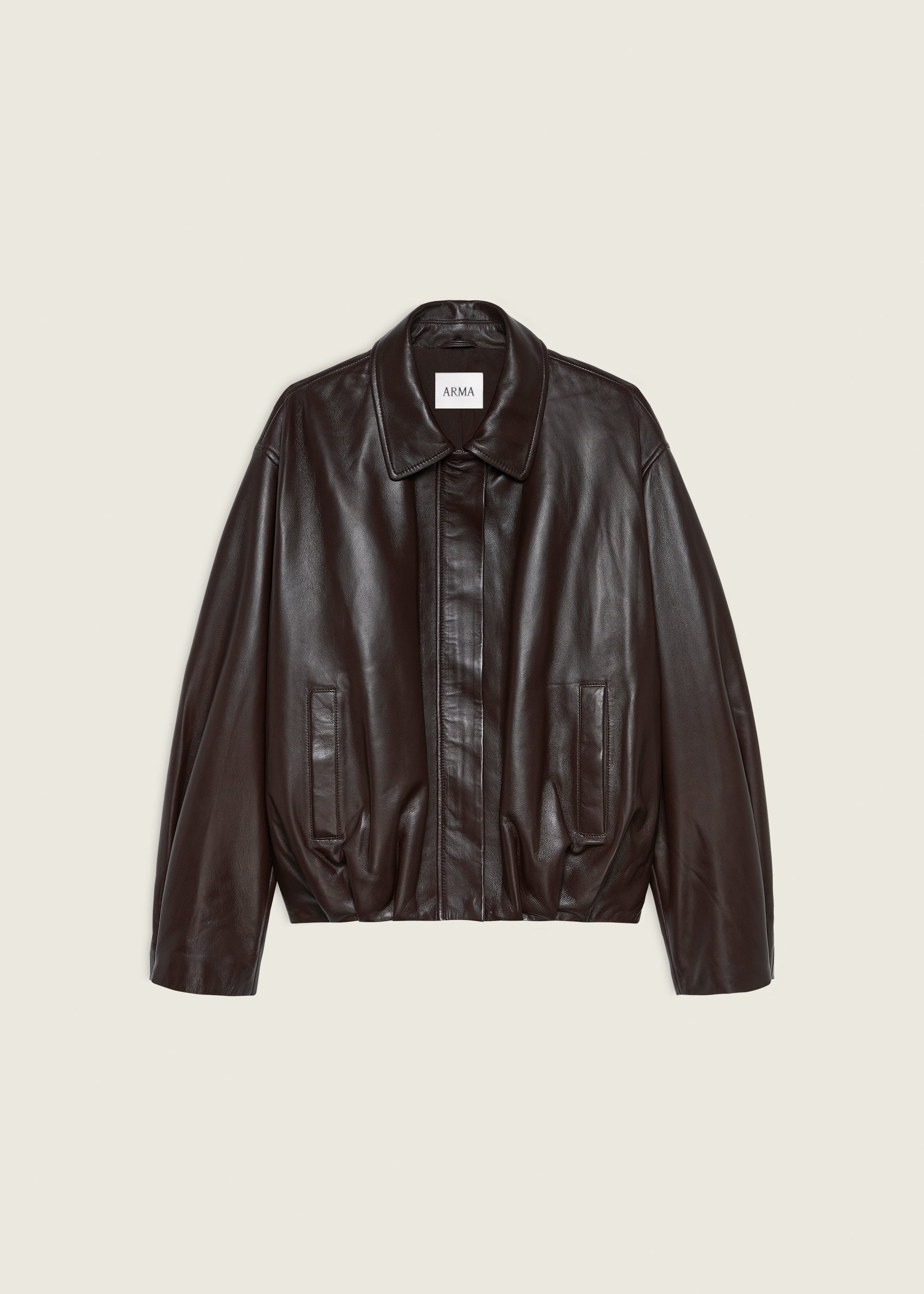 MELIS | Lederjacke im Aviator-Stil | COFFEE BEAN