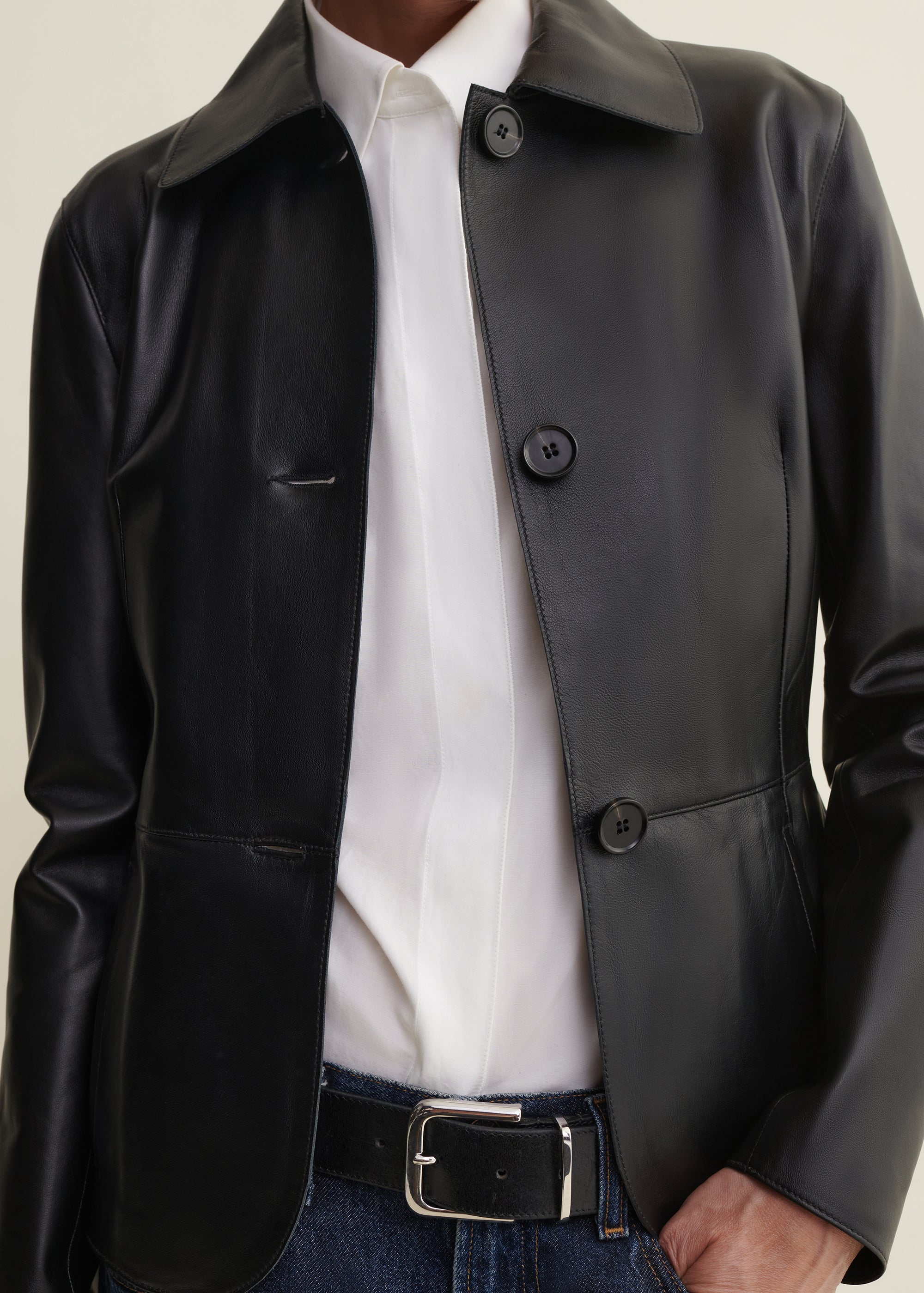 CARMEN | Leather Jacket | Black