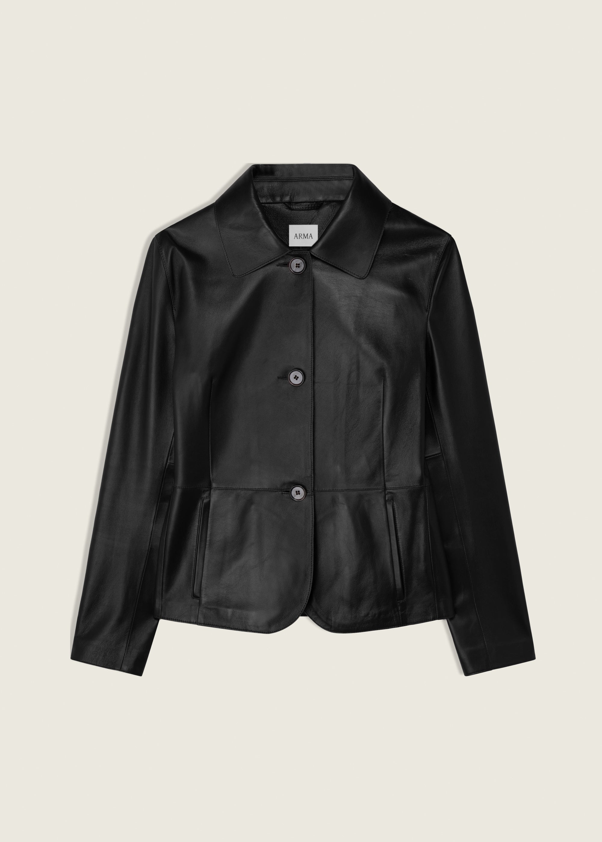 CARMEN | Leather Jacket | Black