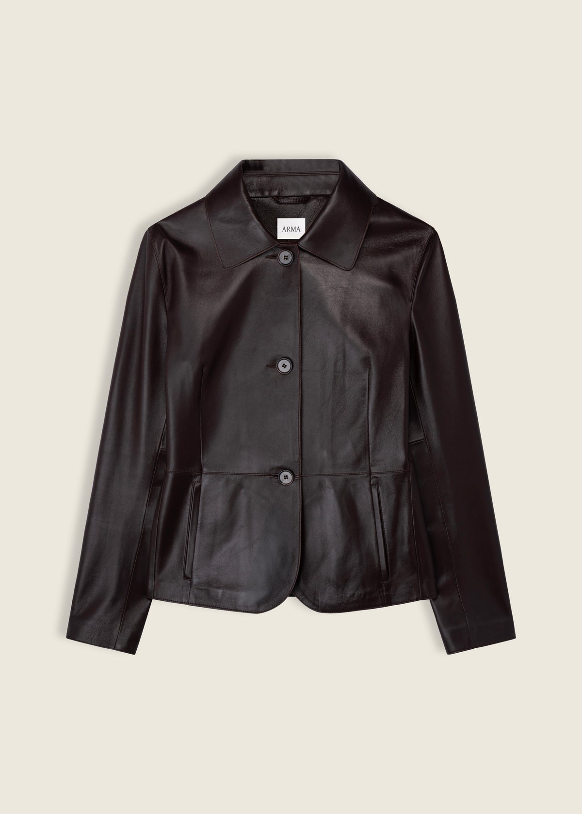 CARMEN | Leather Jacket | Coffee Bean