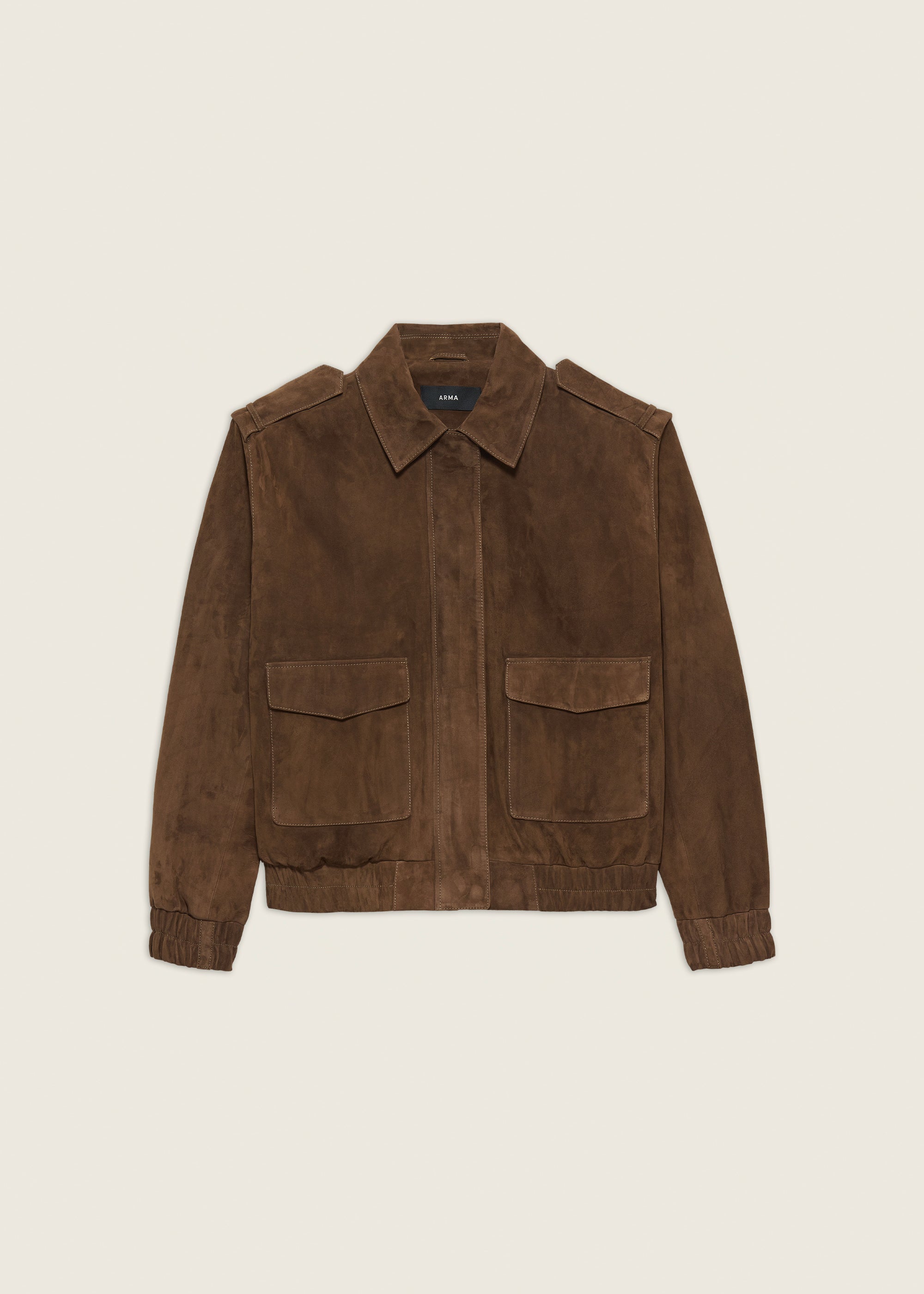 HALTI | Wildleder Bomberjacke | SADDLE