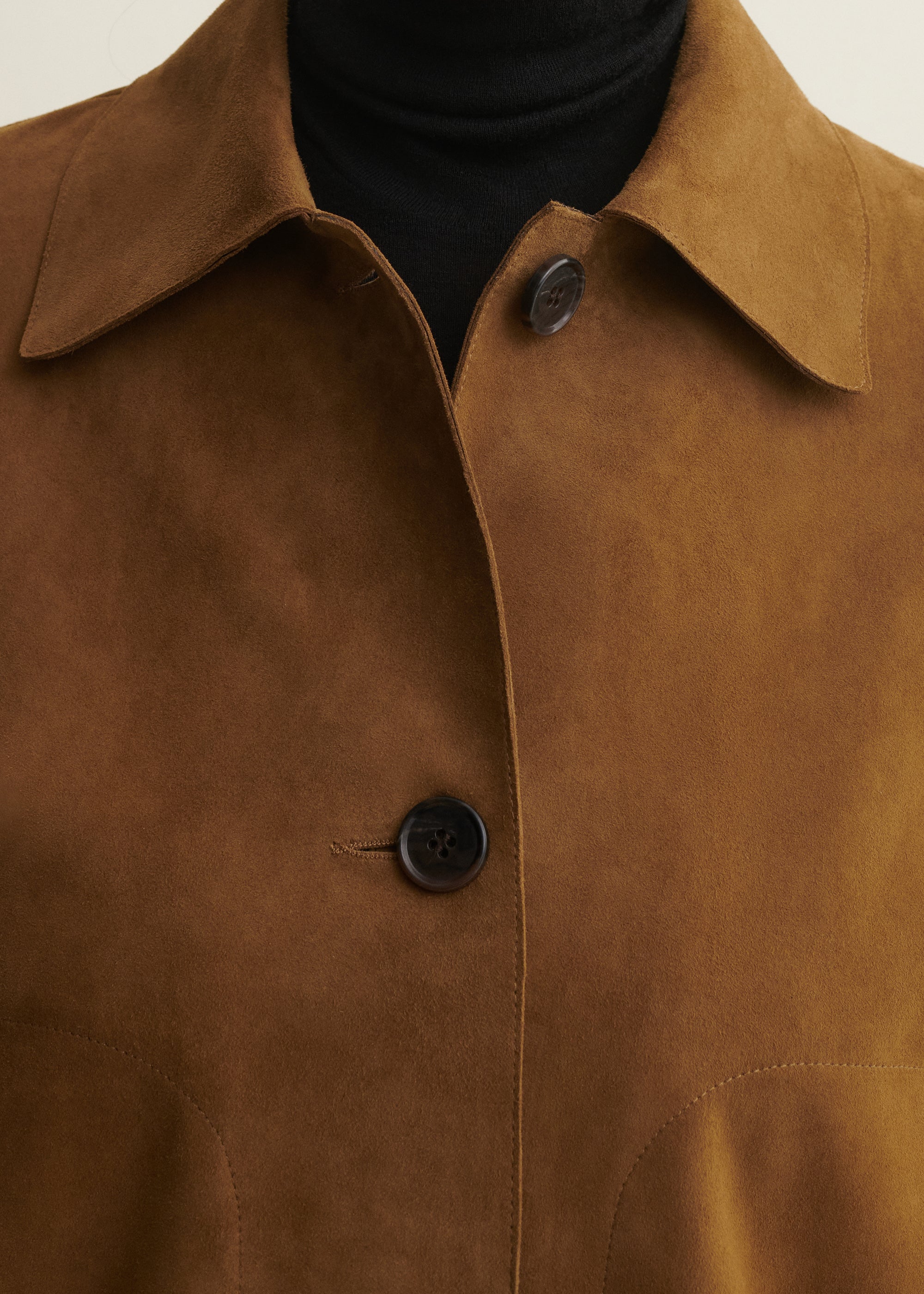 EMY | Wildlederjacke | Dark Olive