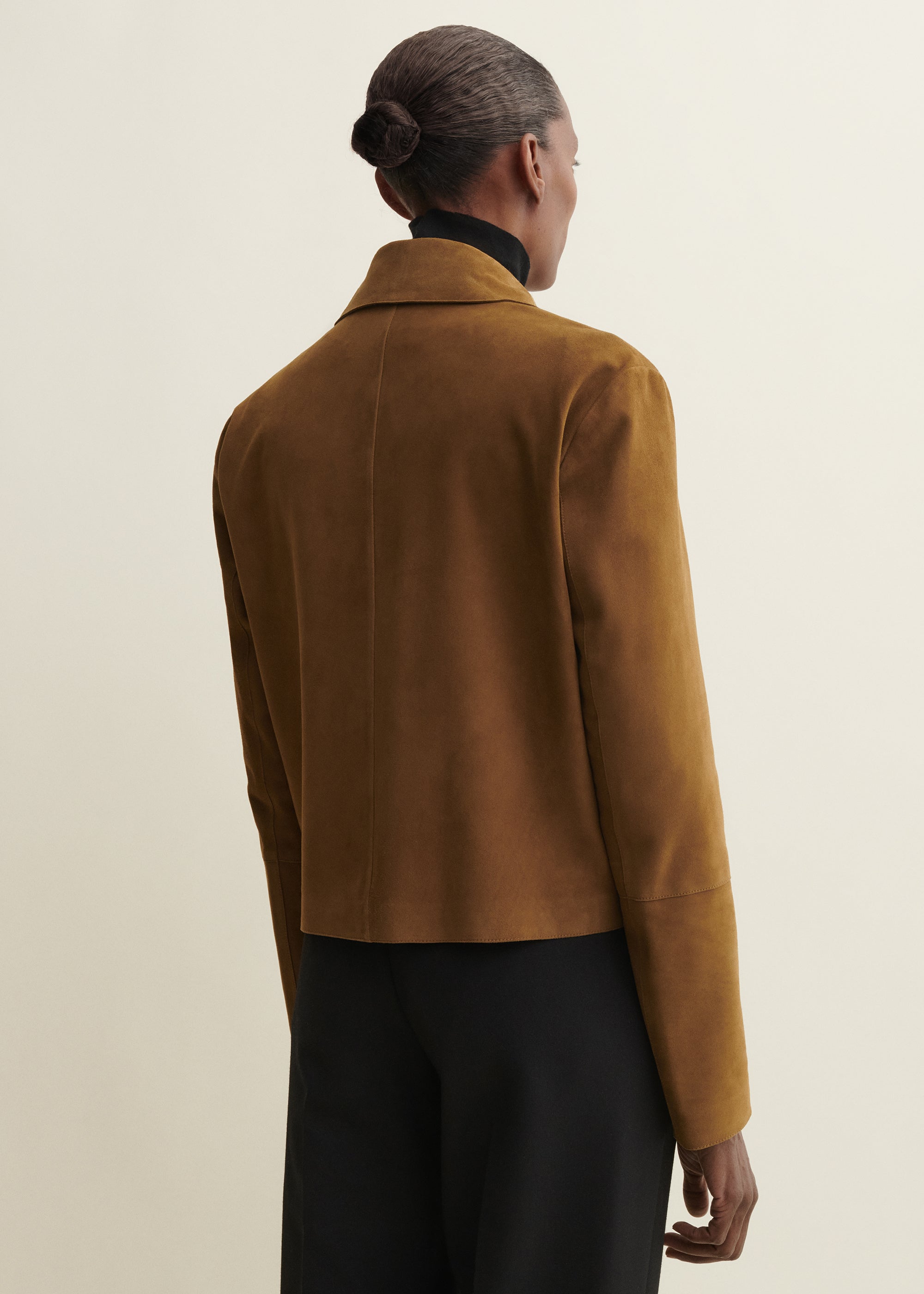 EMY | Wildlederjacke | Dark Olive