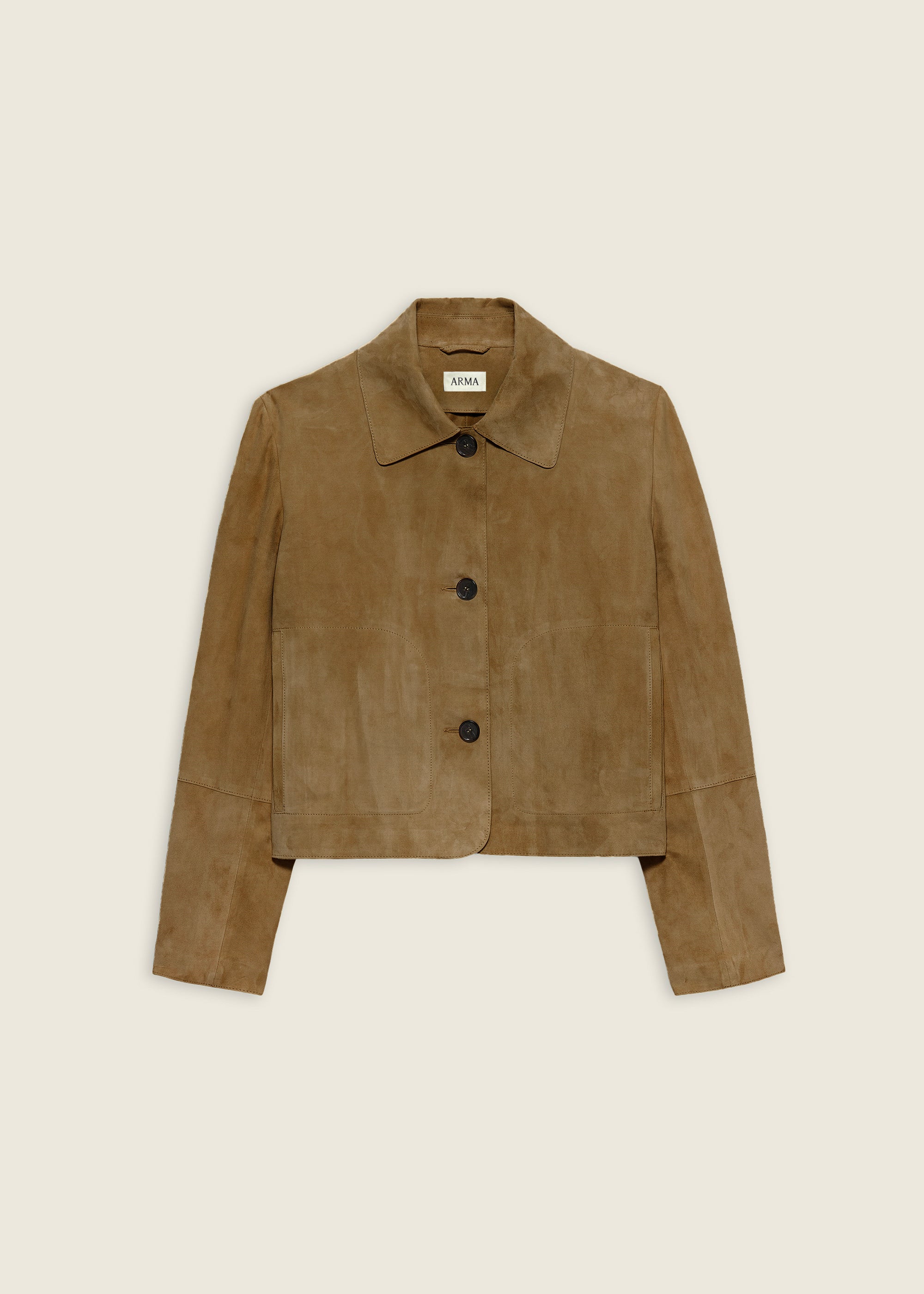 EMY | Wildlederjacke | Dark Olive