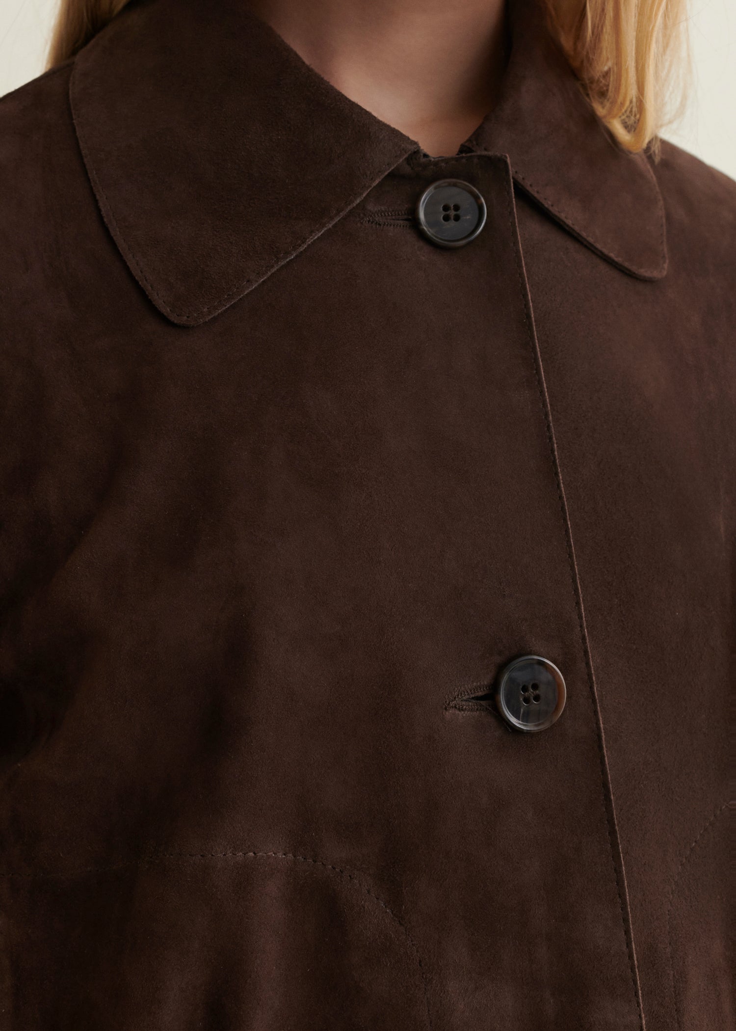 EMY | Wildlederjacke | Mud Brown