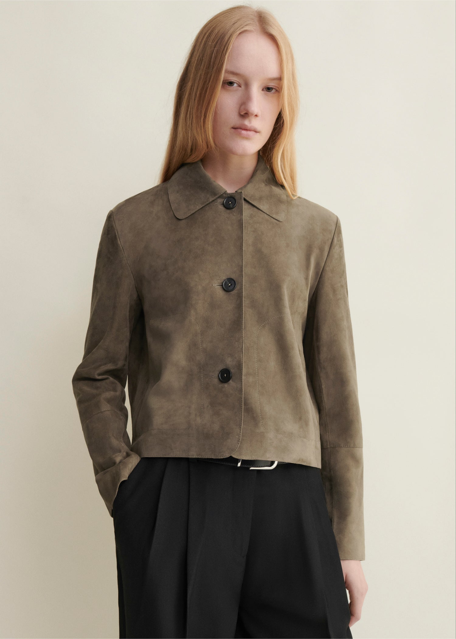 EMY | Wildlederjacke | Soil