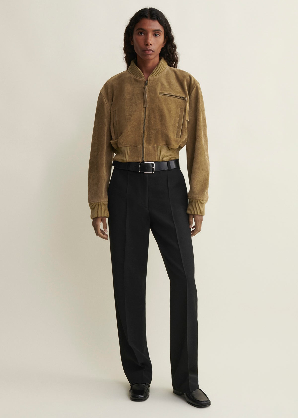 Elettra Gritty Suede Jacket