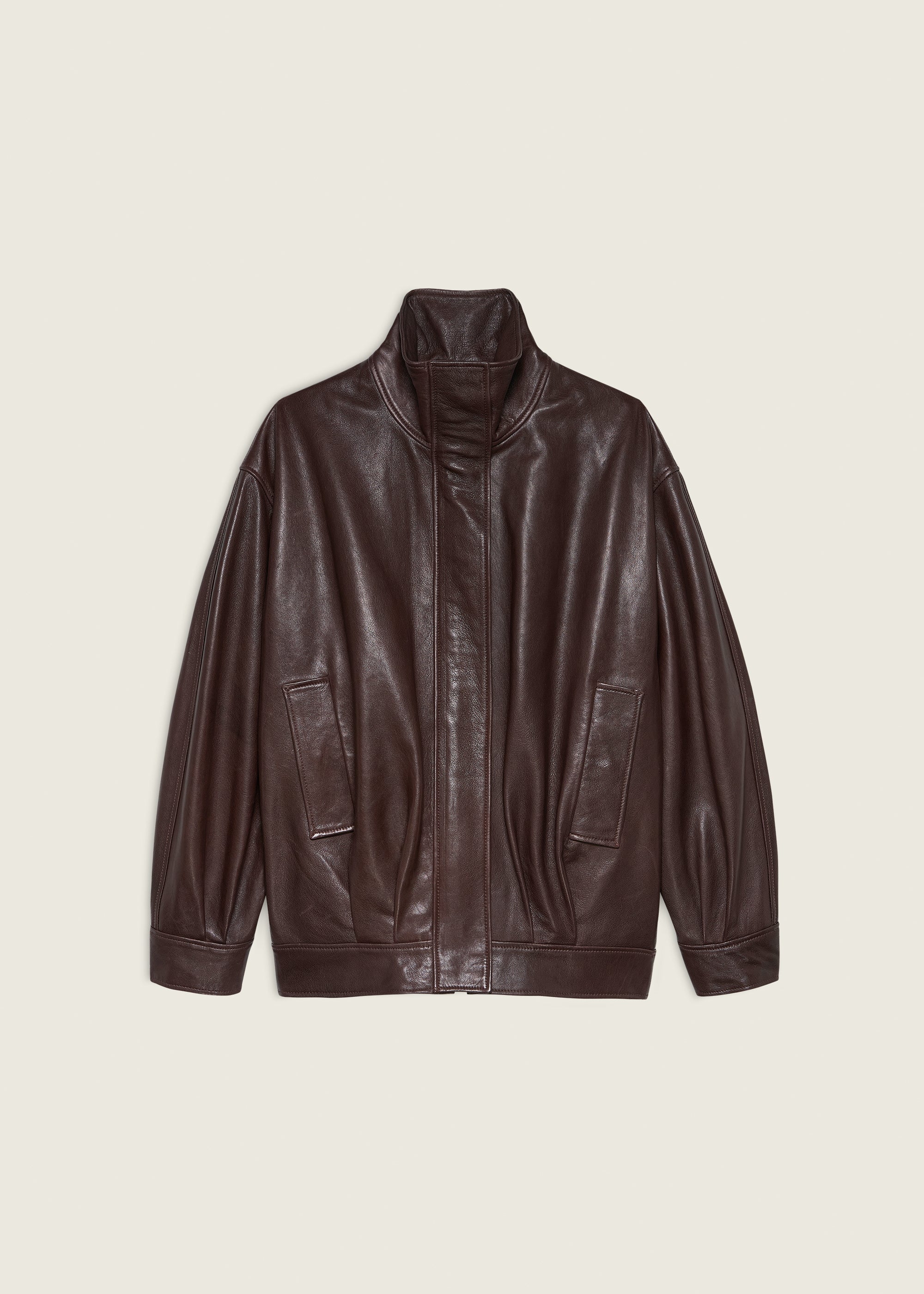 PAULA | Lederjacke | COFFEE BEAN