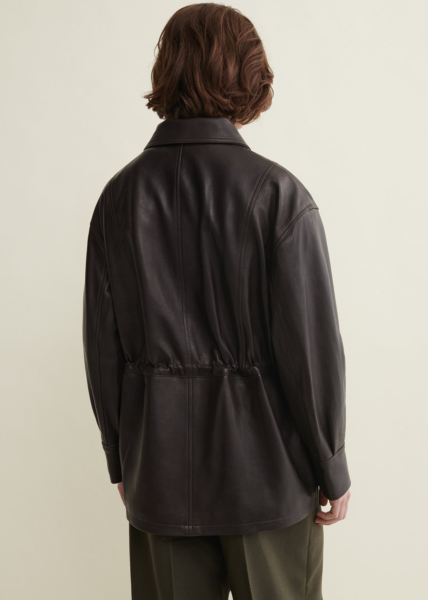 MAEVE | Feldjacke aus Leder | COFFEE BEAN