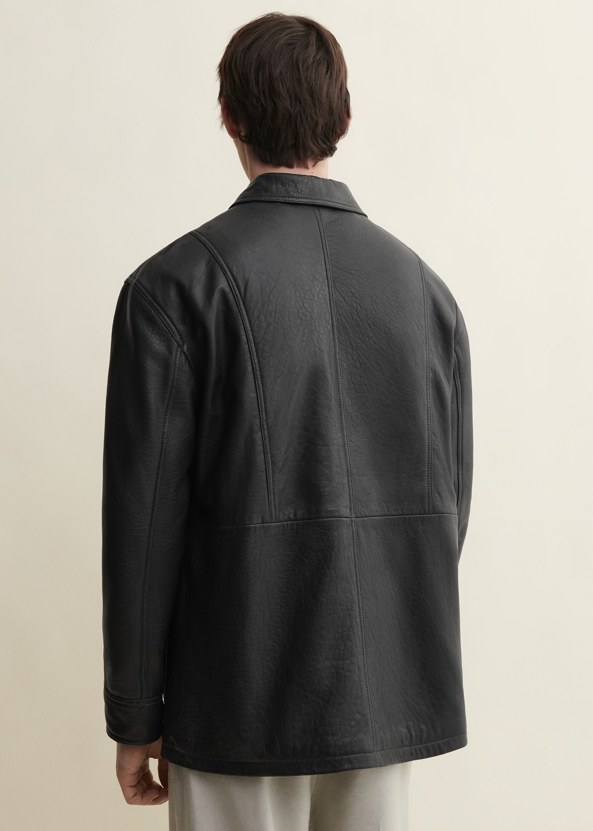 MAVIS | Leather jacket | Black
