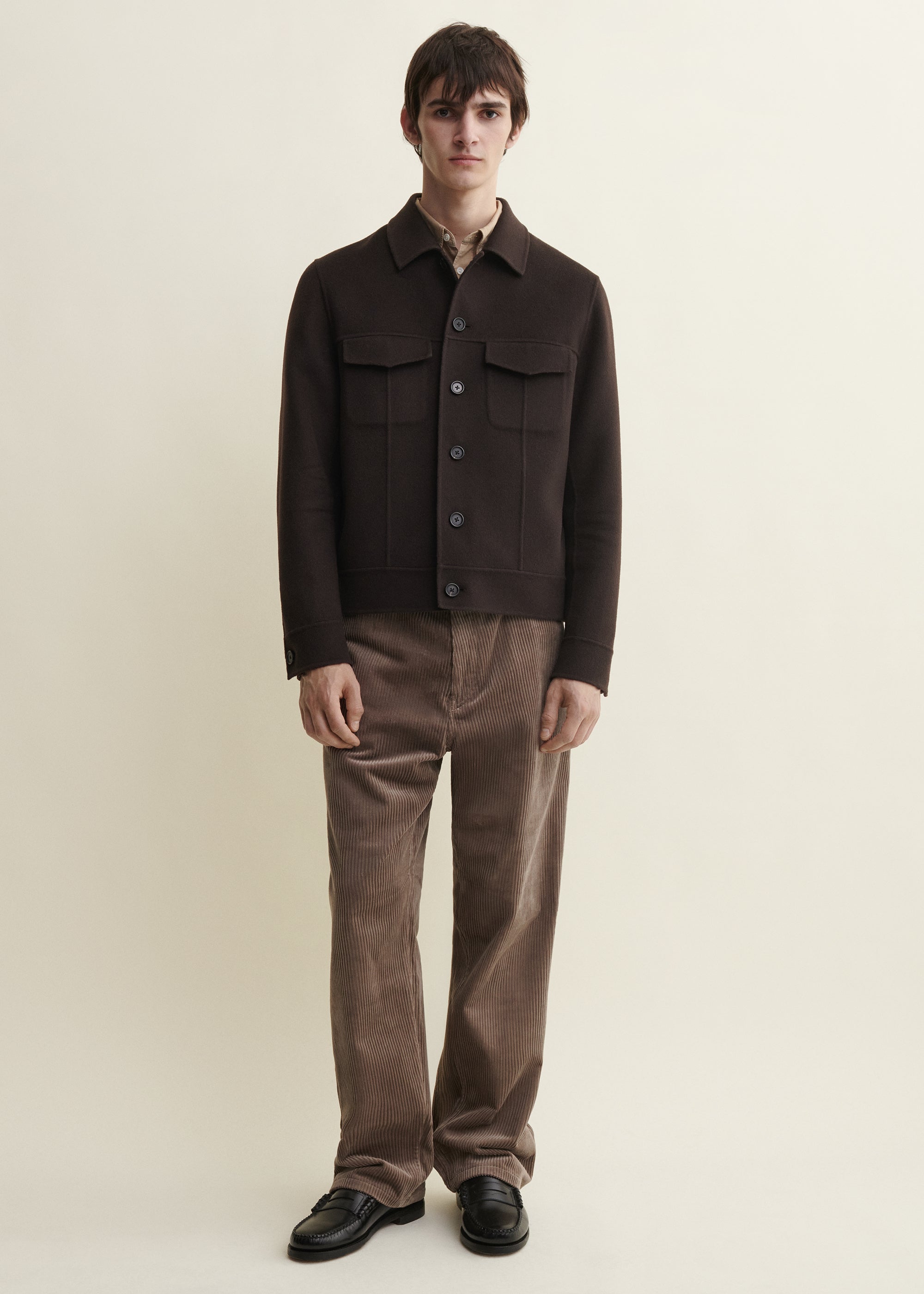 DANIEL | Wool jacket | Umber