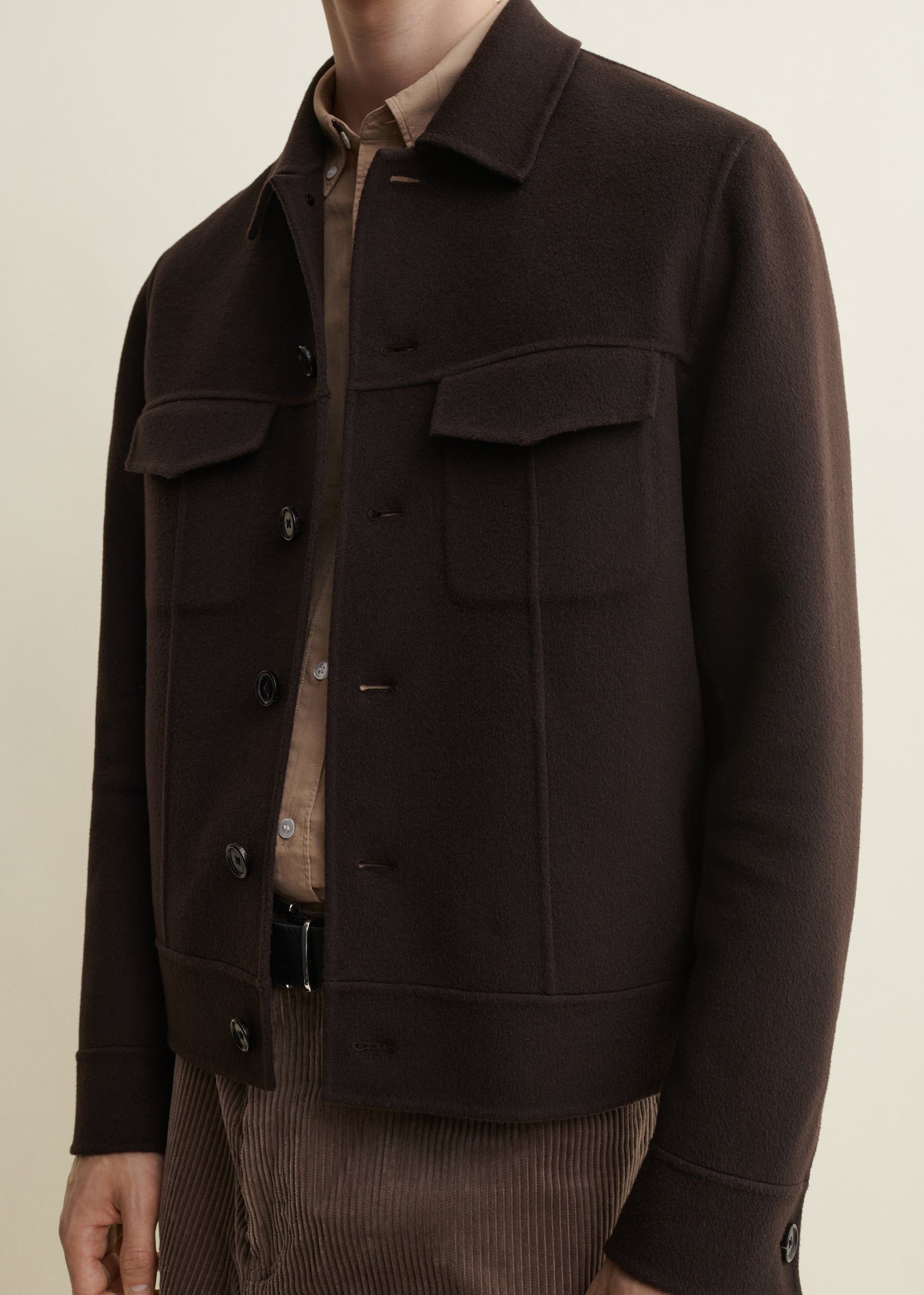DANIEL | Wool jacket | Umber