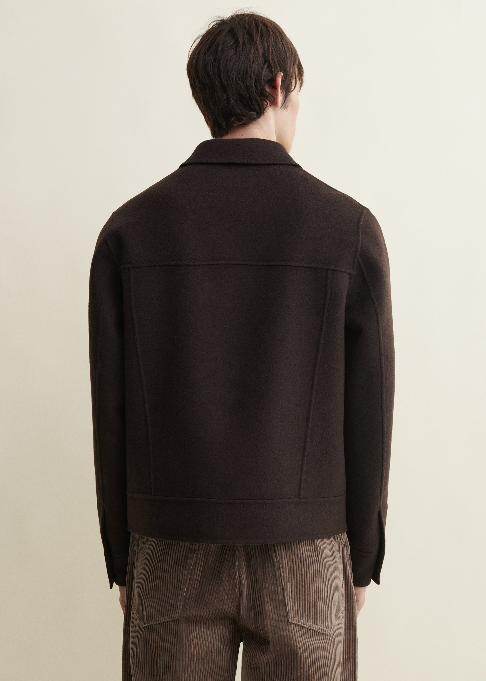 DANIEL | Wool jacket | Umber