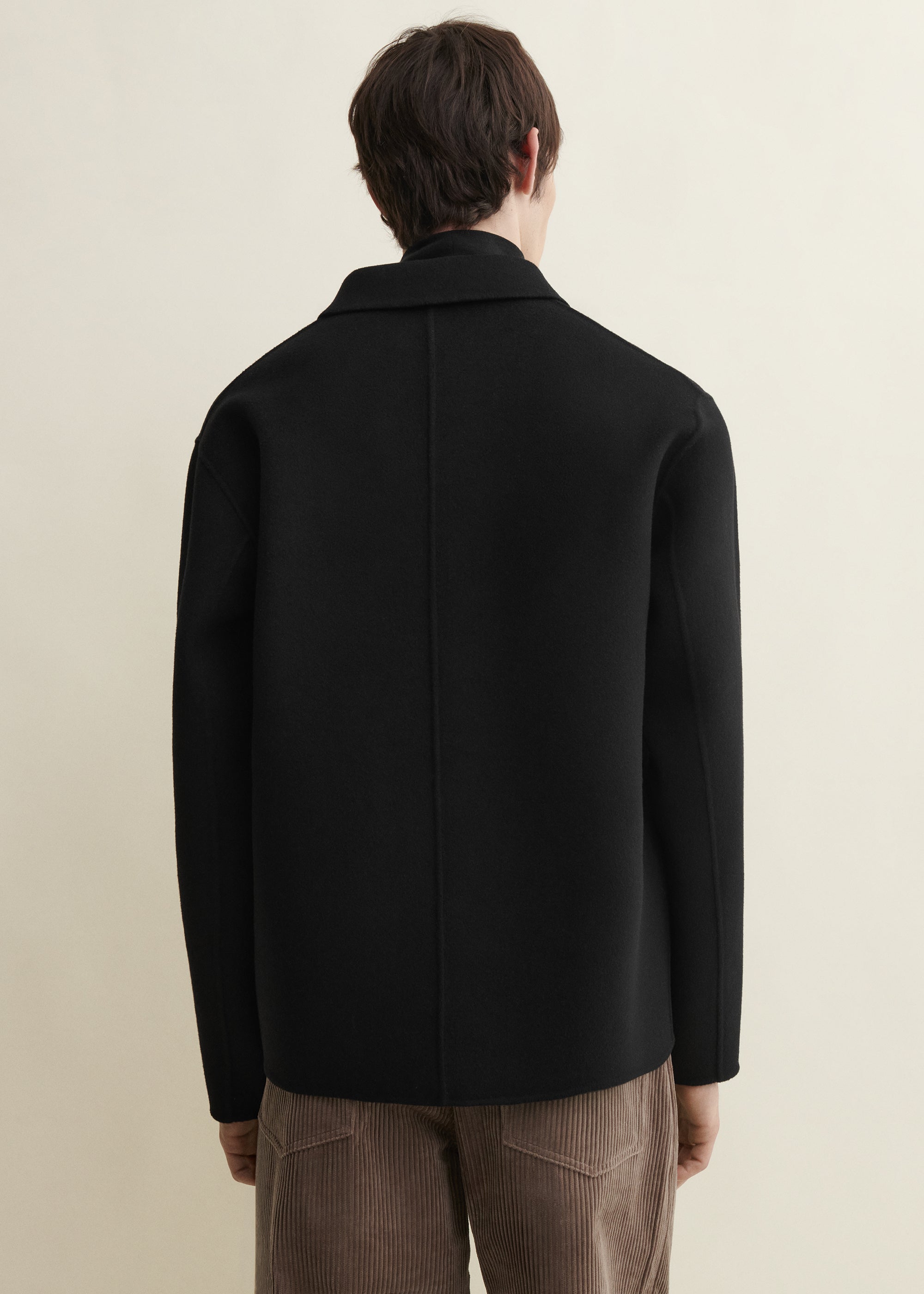 NAVID | Wool shirt | Black