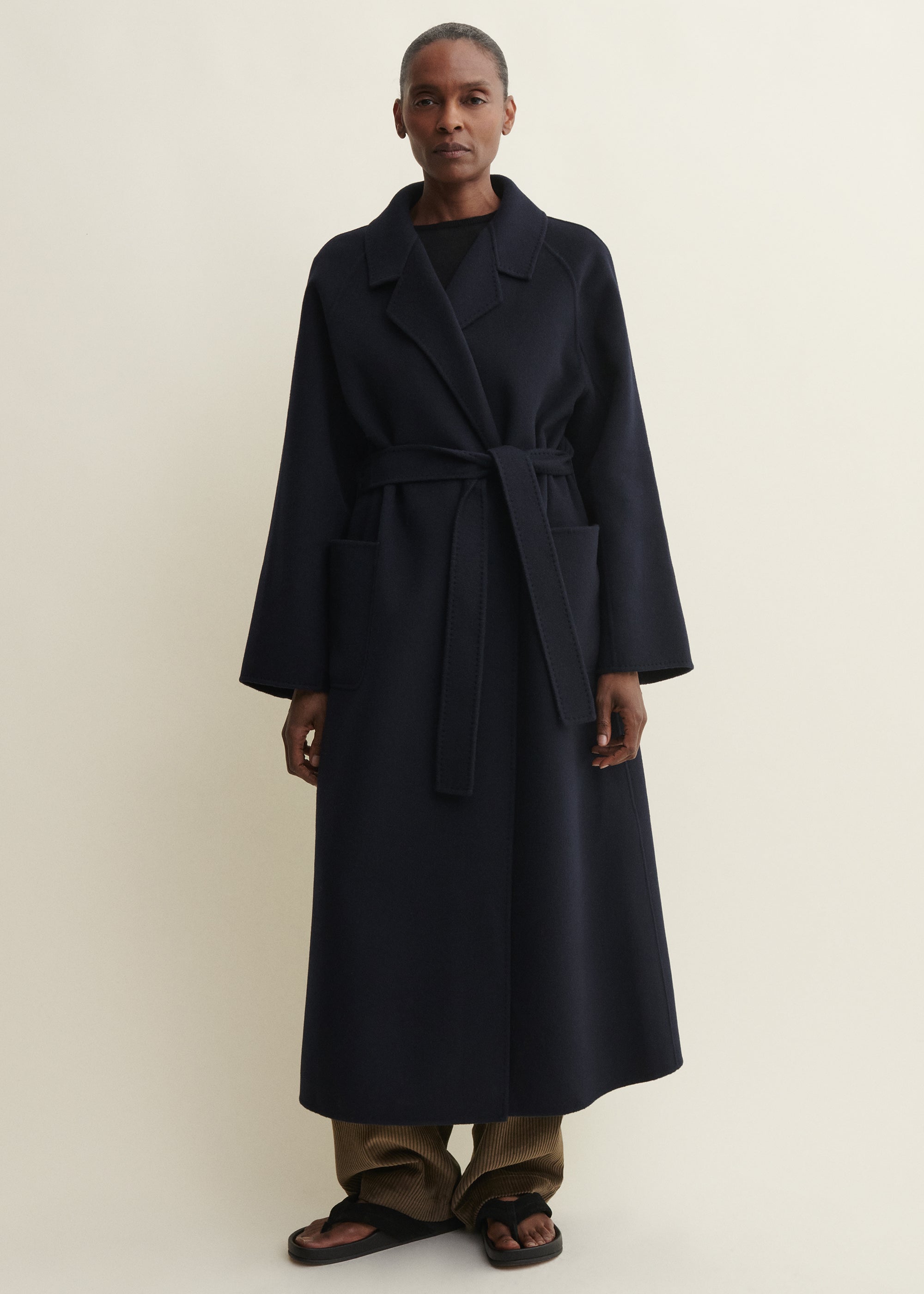 SUZA | Long Wool Coat | NIGHT