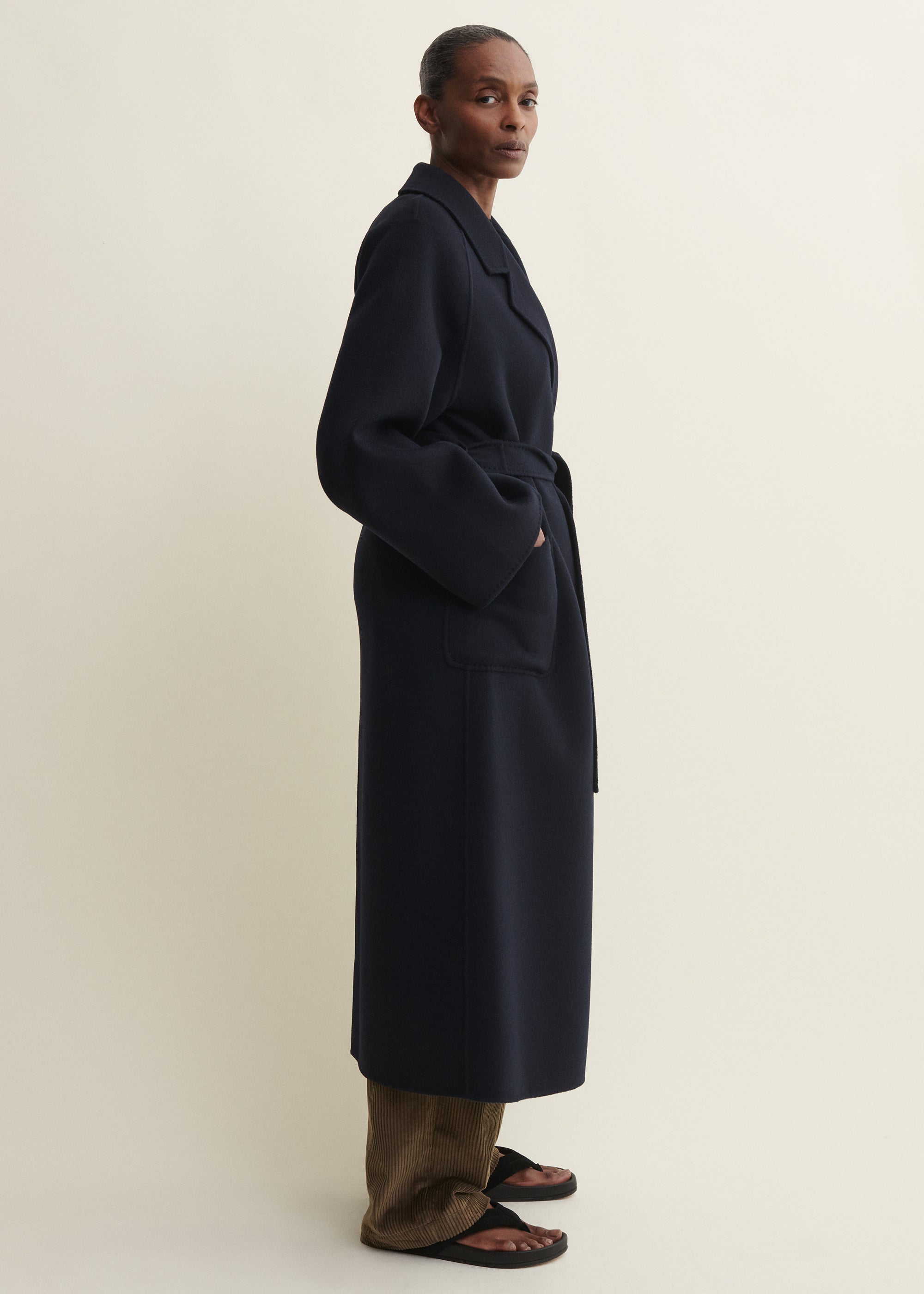 SUZA | Long Wool Coat | NIGHT