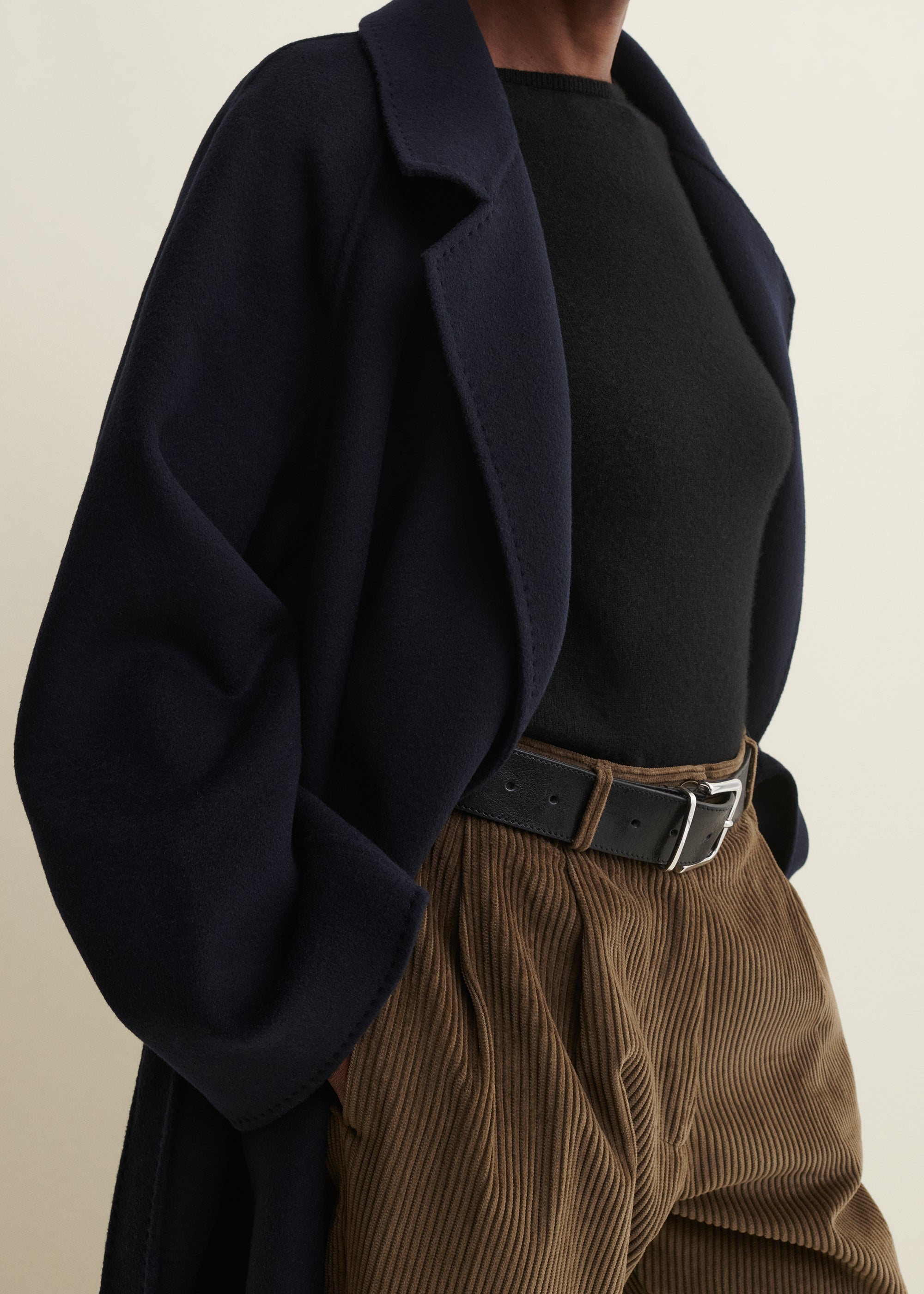 SUZA | Long Wool Coat | NIGHT