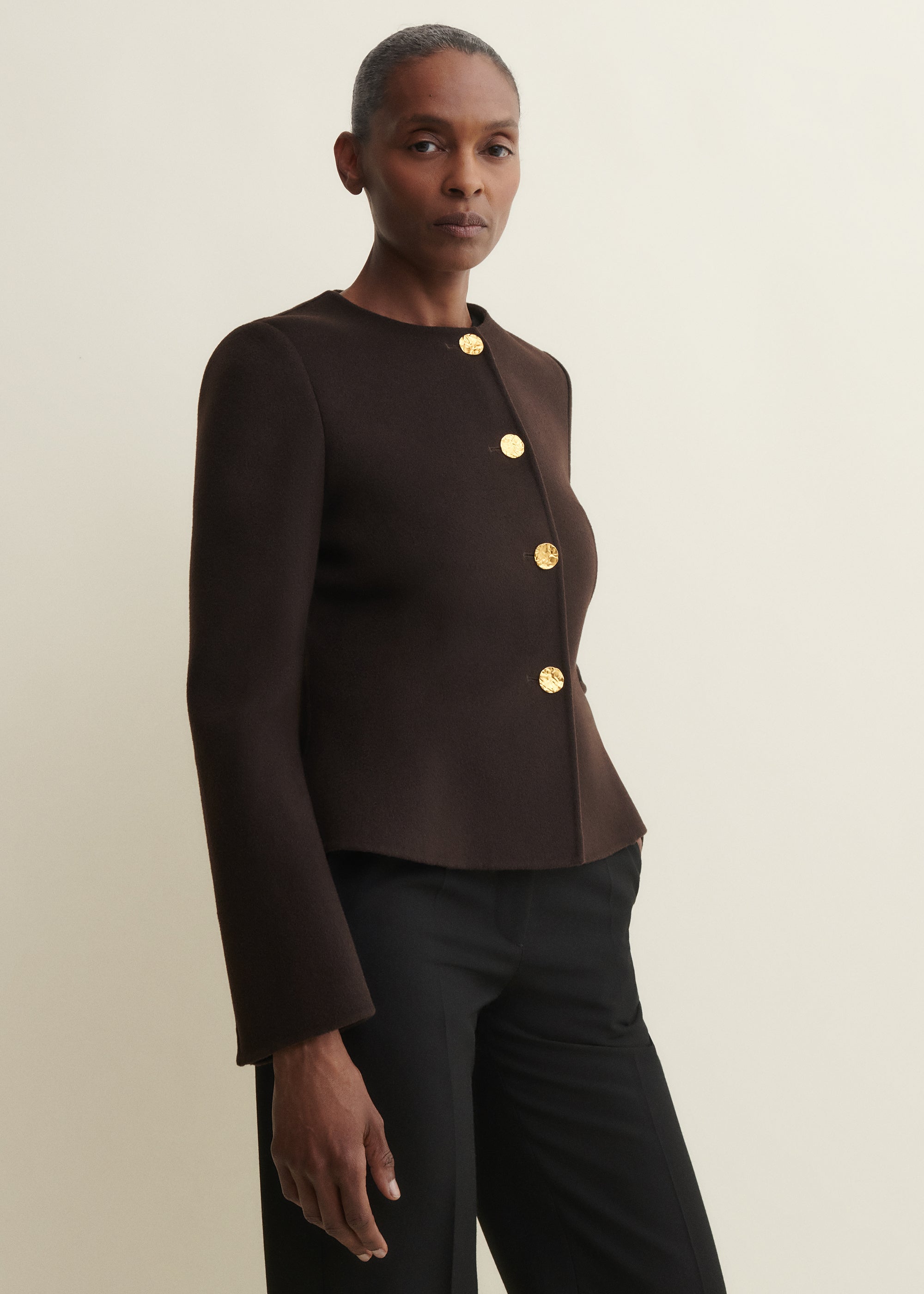 LORENA | Wool Jacket | UMBER
