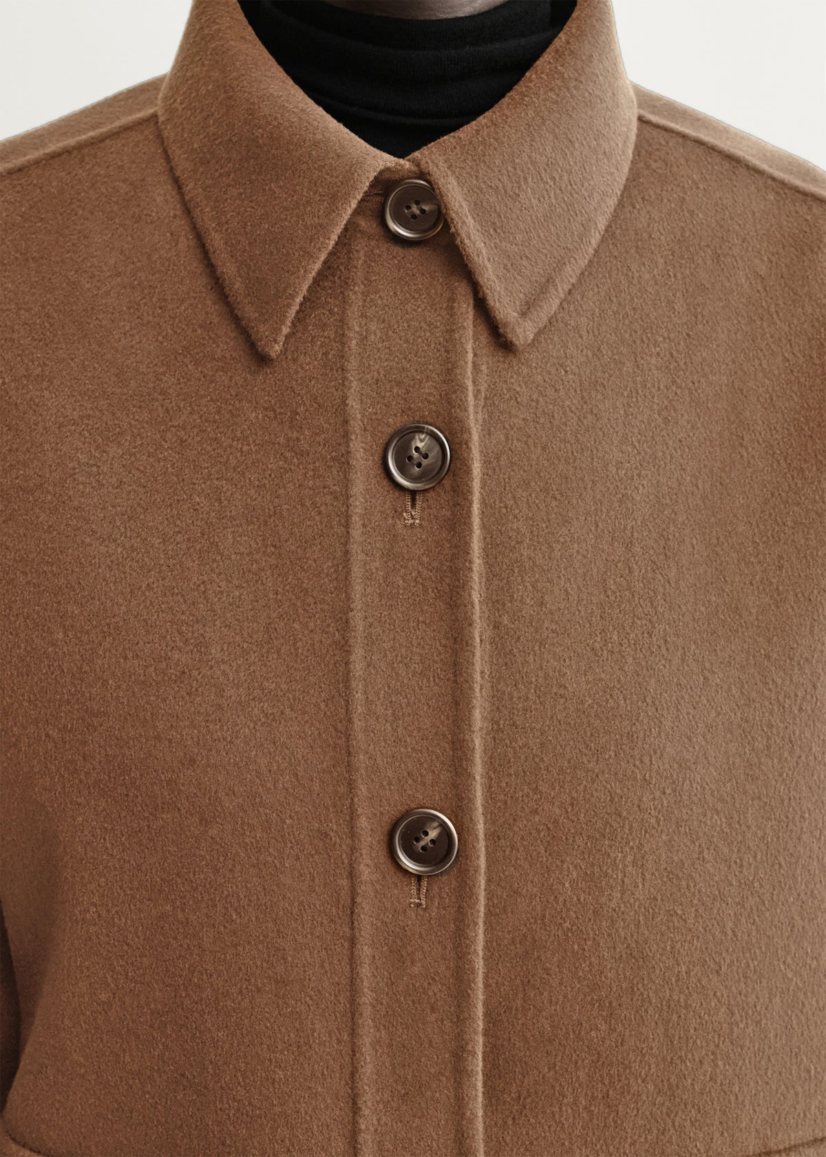 Gia | Wollmantel | Dark Beige