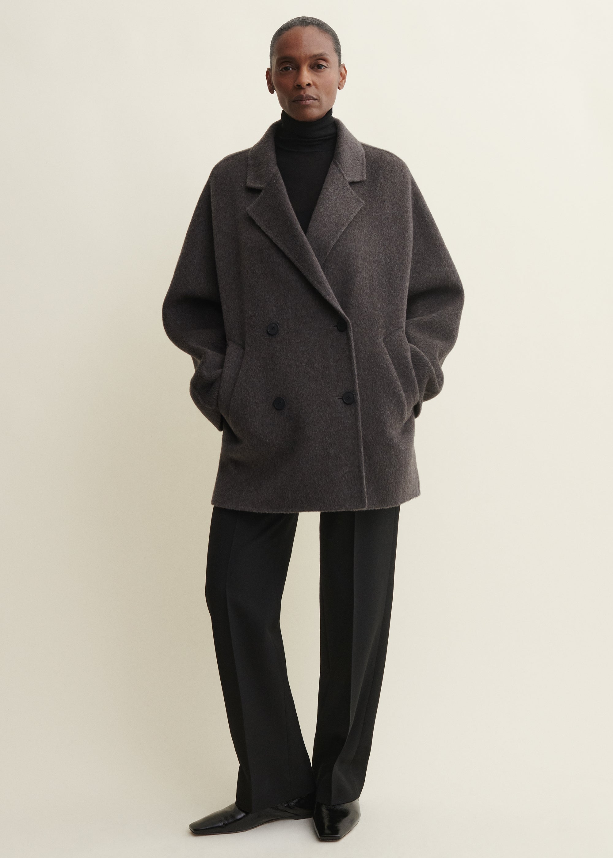 AUREA | Wool Coat | Warm Grey