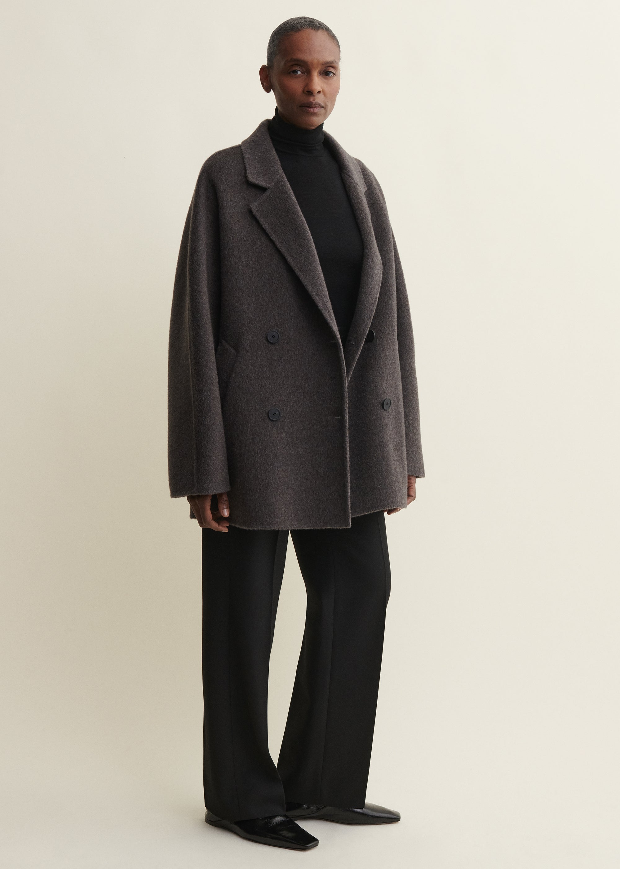 AUREA | Wool Coat | Warm Grey